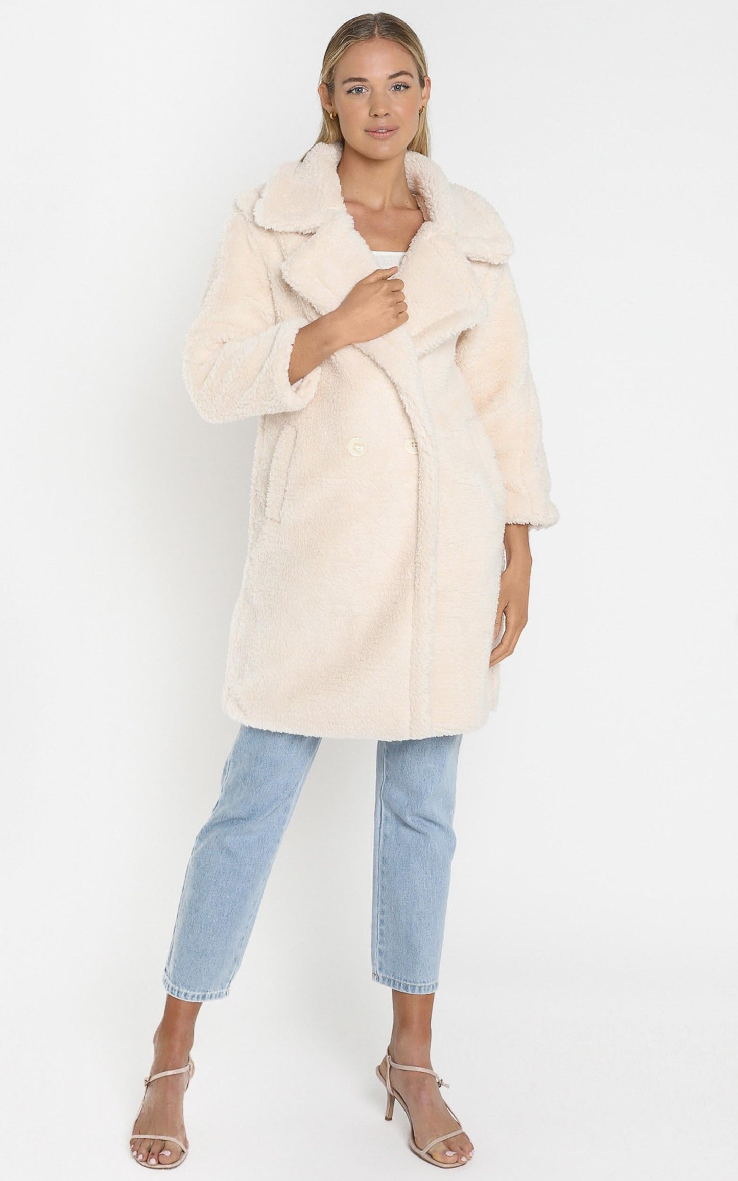Olwen Coat in Cream