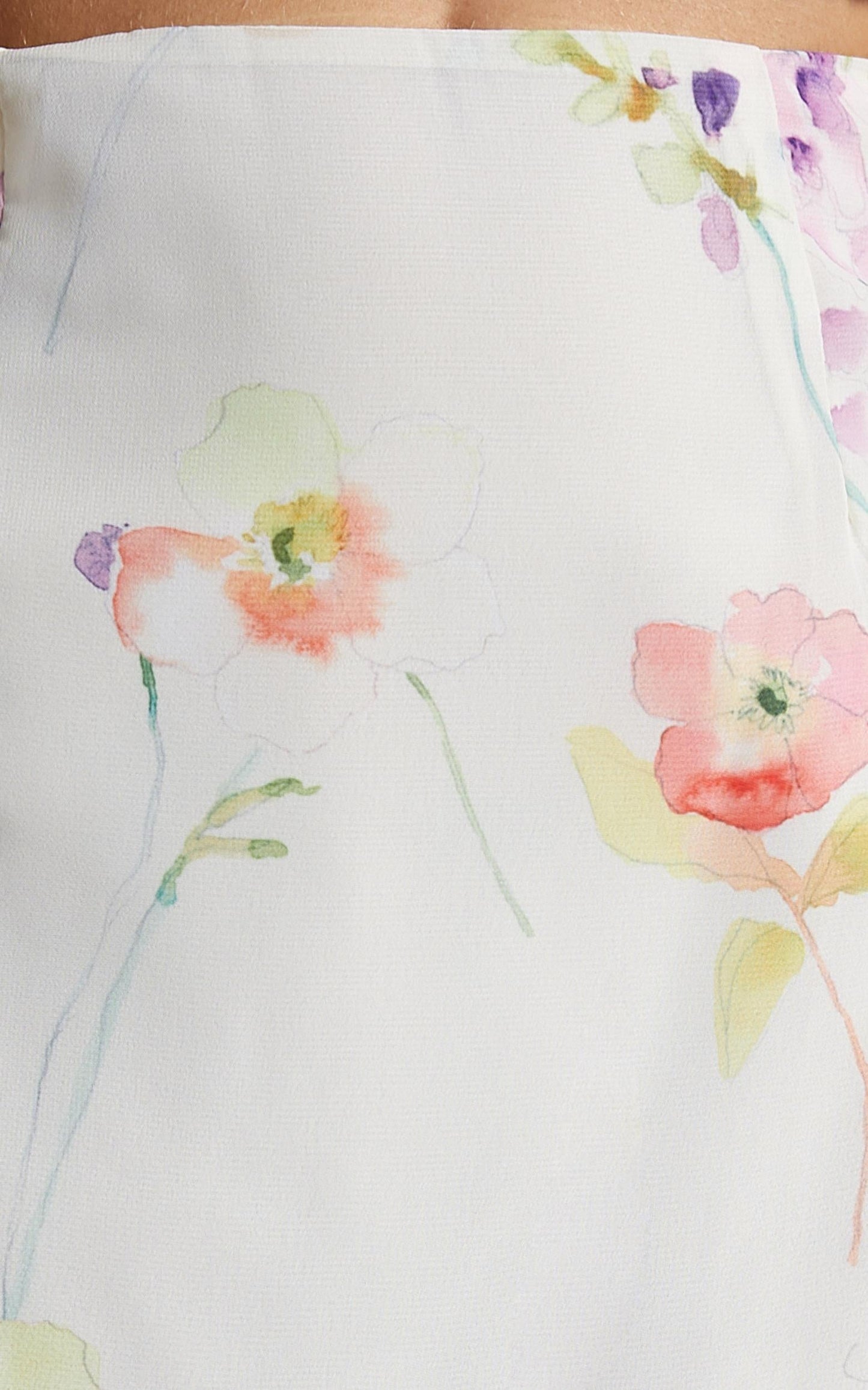 Only Offer Skirt in Watercolour Floral