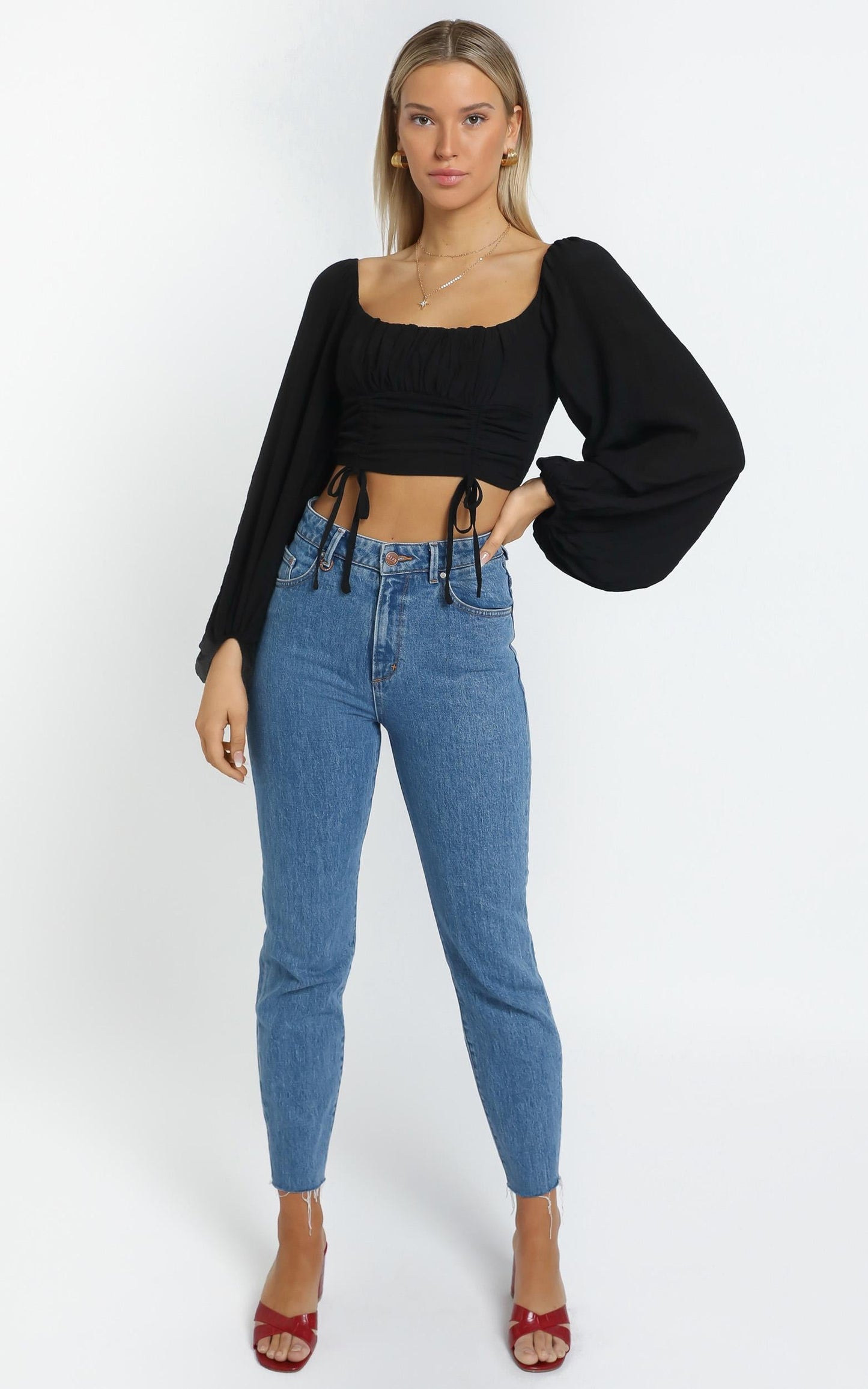 Ophelia Top in Black