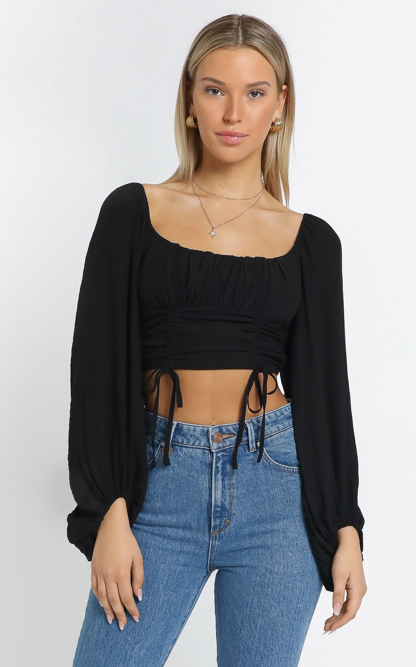 Ophelia Top in Black