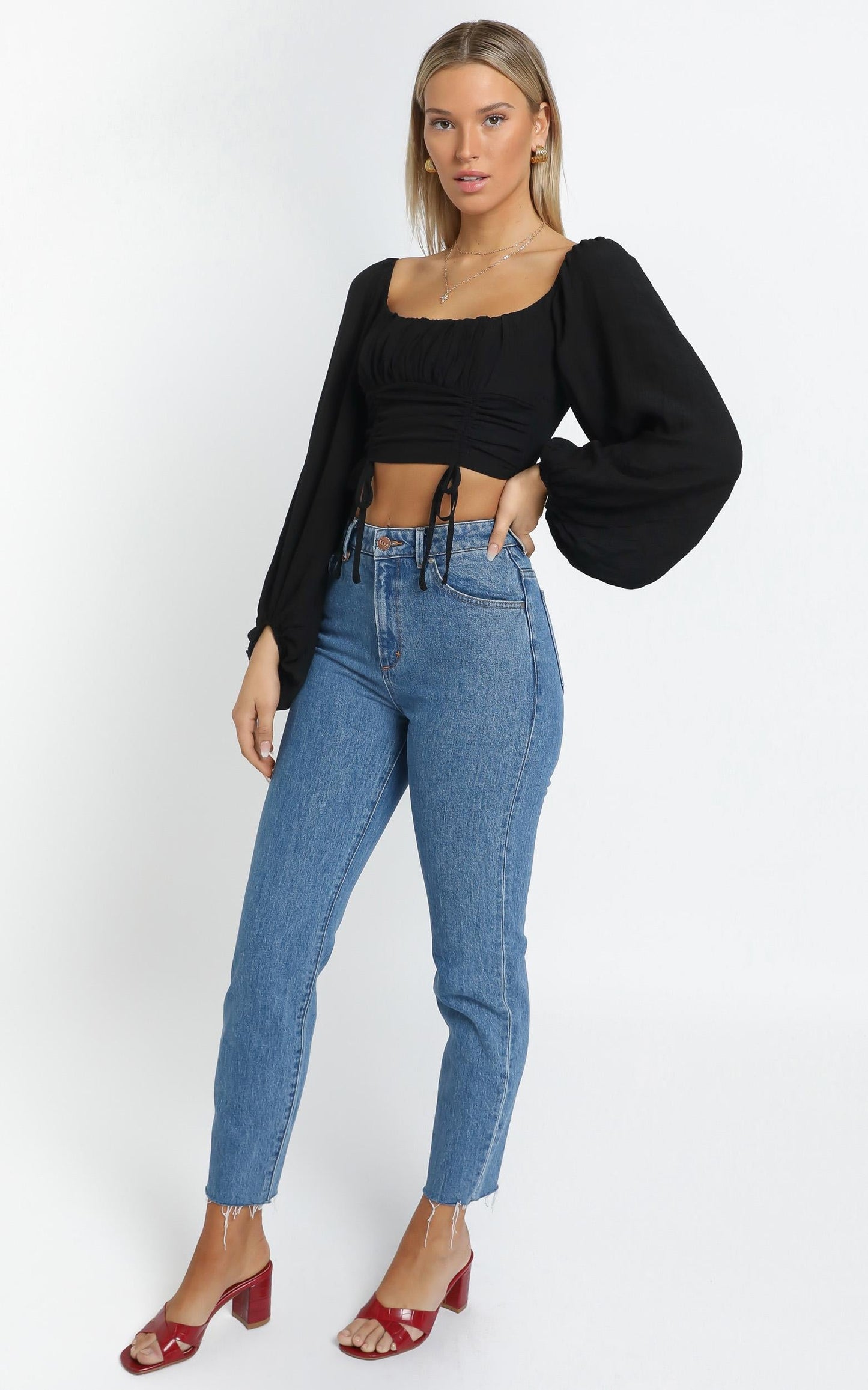 Ophelia Top in Black