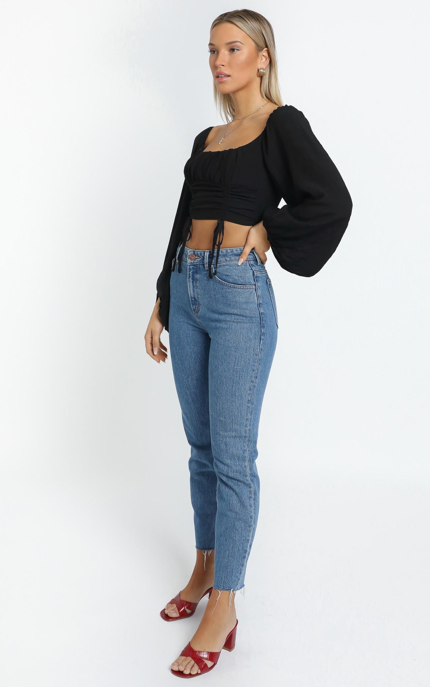 Ophelia Top in Black