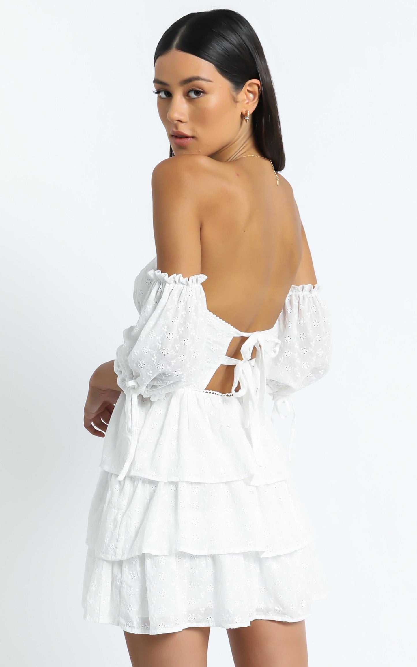 Ora Dress in White