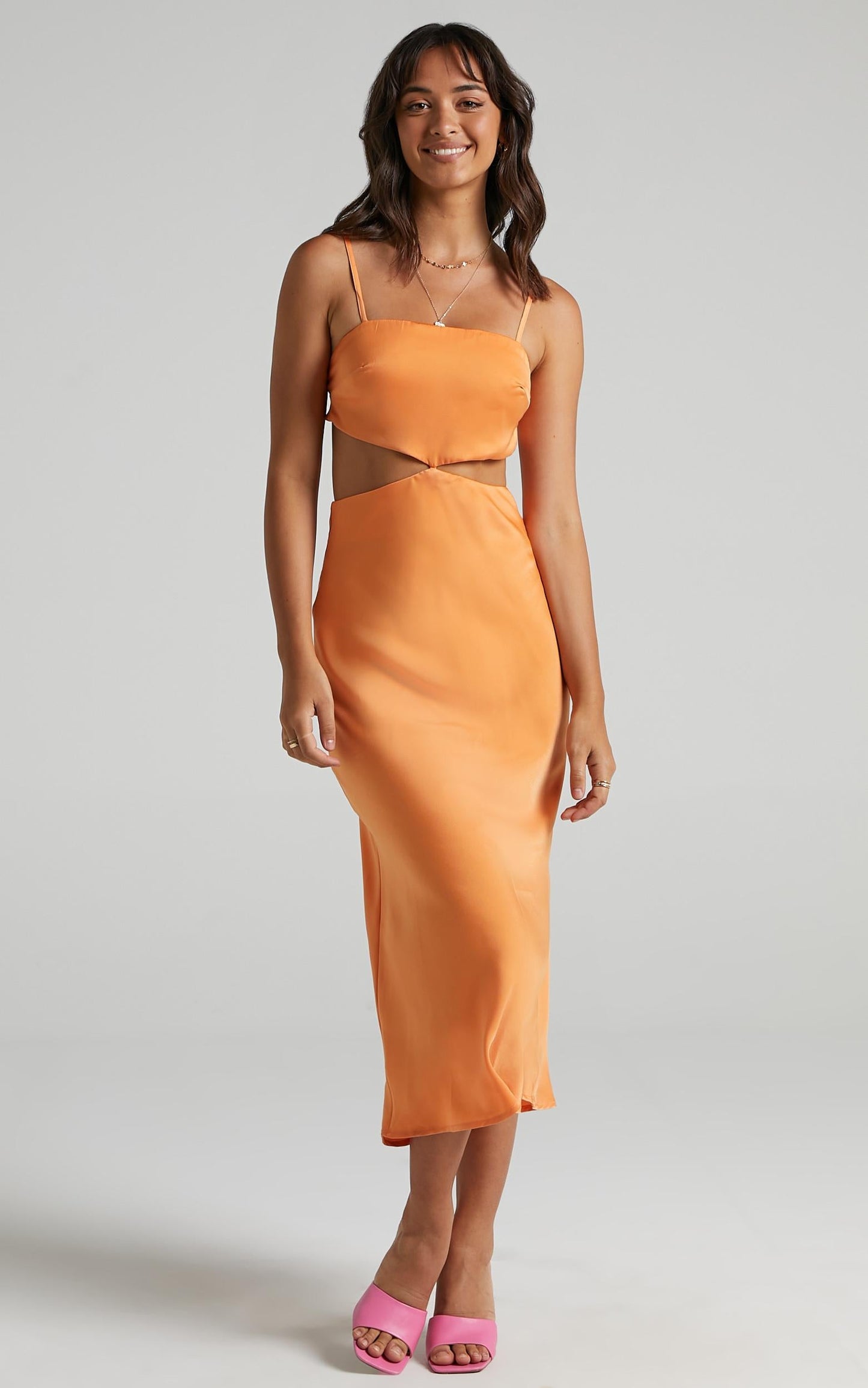 Kerley Dress in Orange