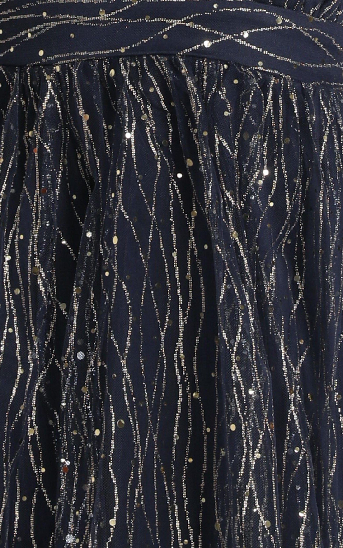 Orlando Maxi Dress In Navy Glitter