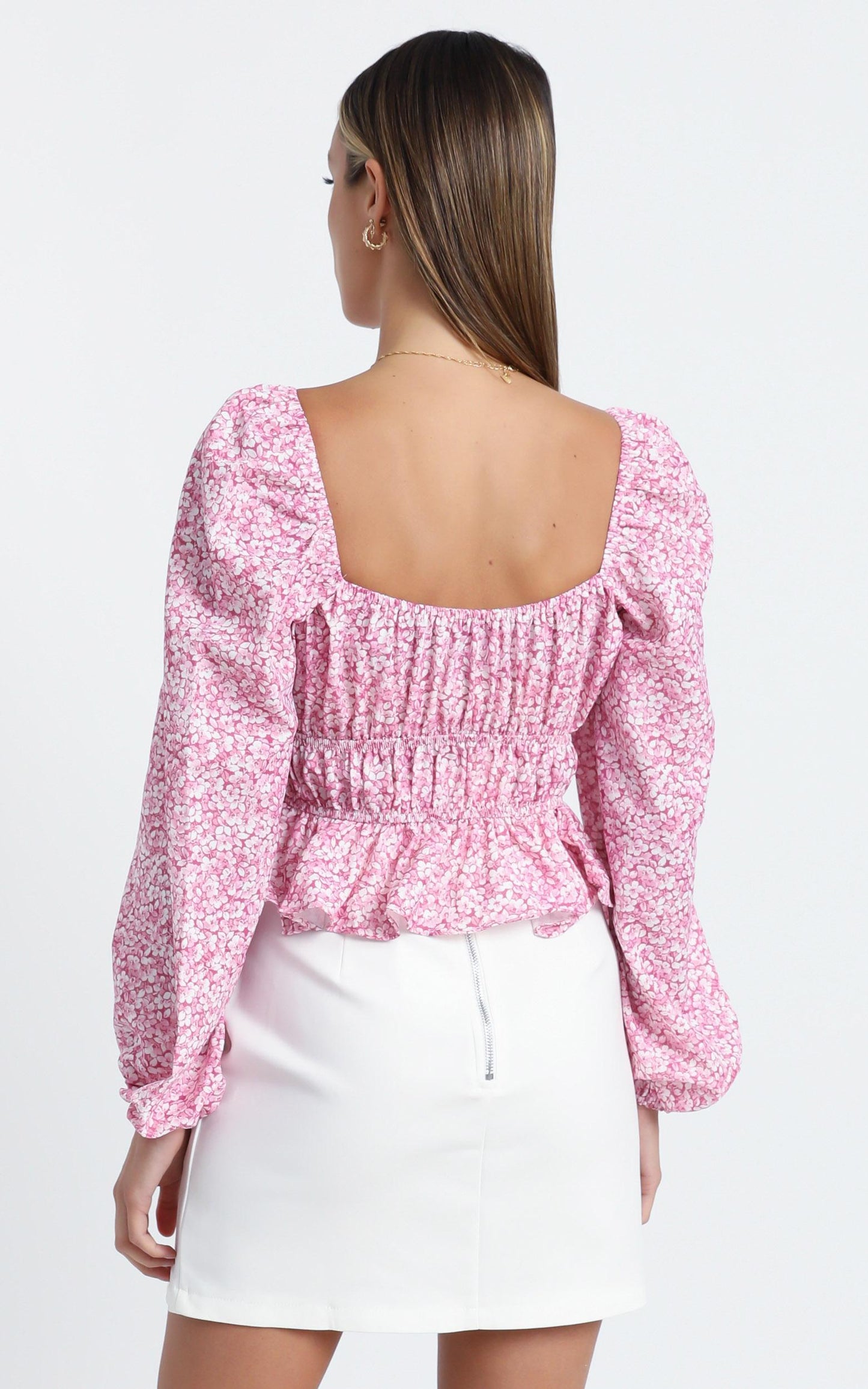 Greatness Is Mine Top in Pink Floral