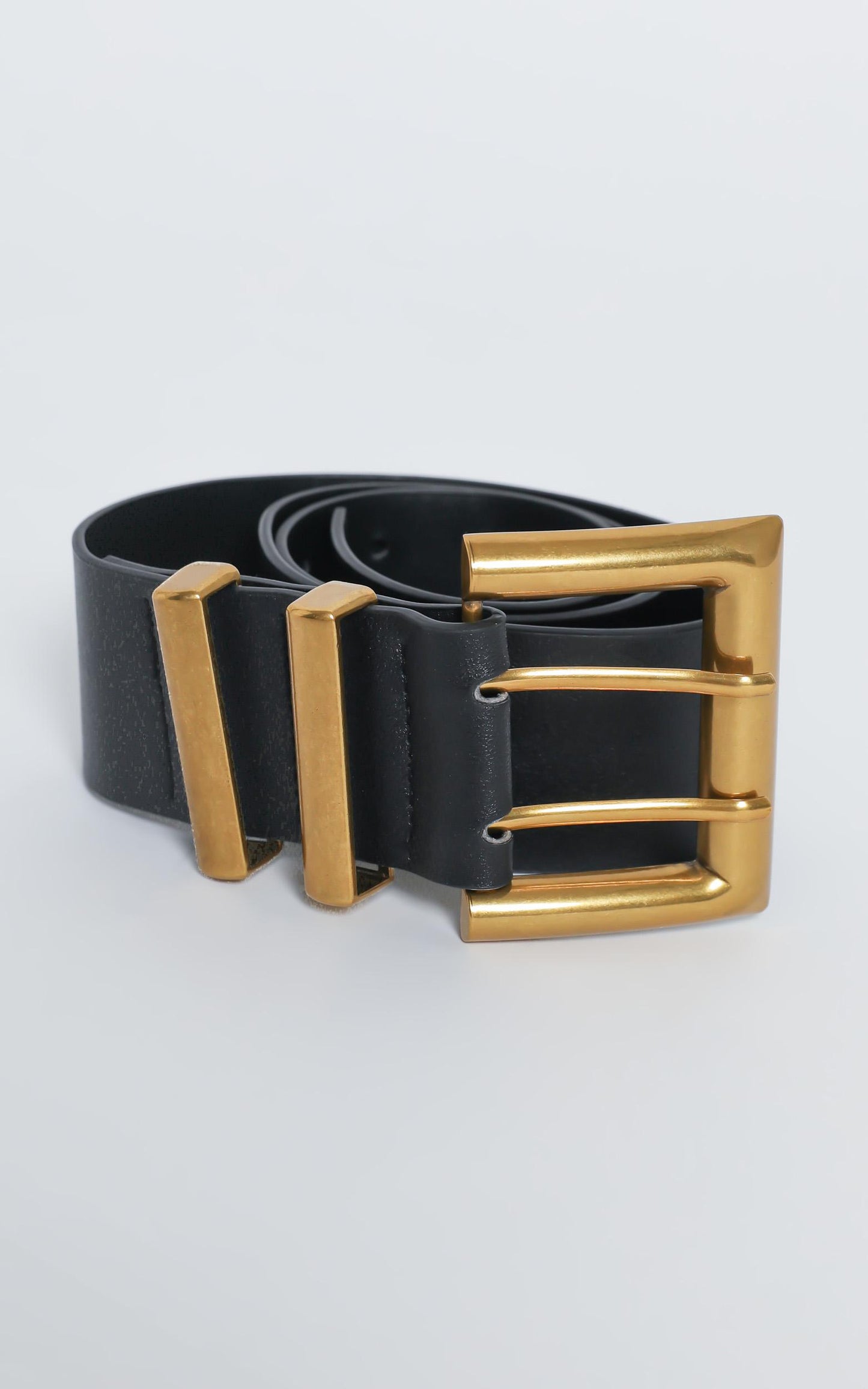 Pair It Back With Belt in Black and Gold