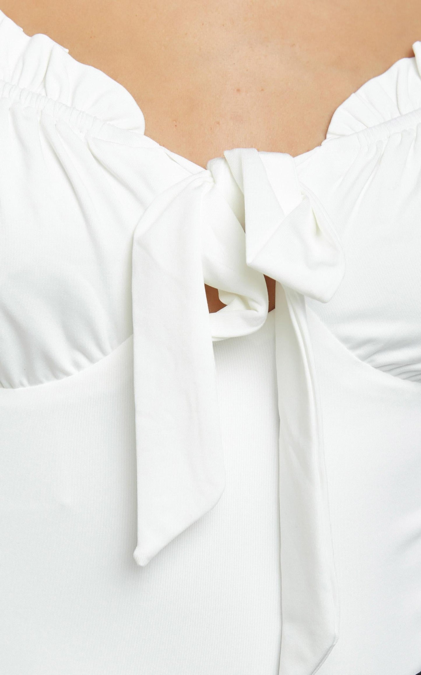 Pandora Bodysuit in White