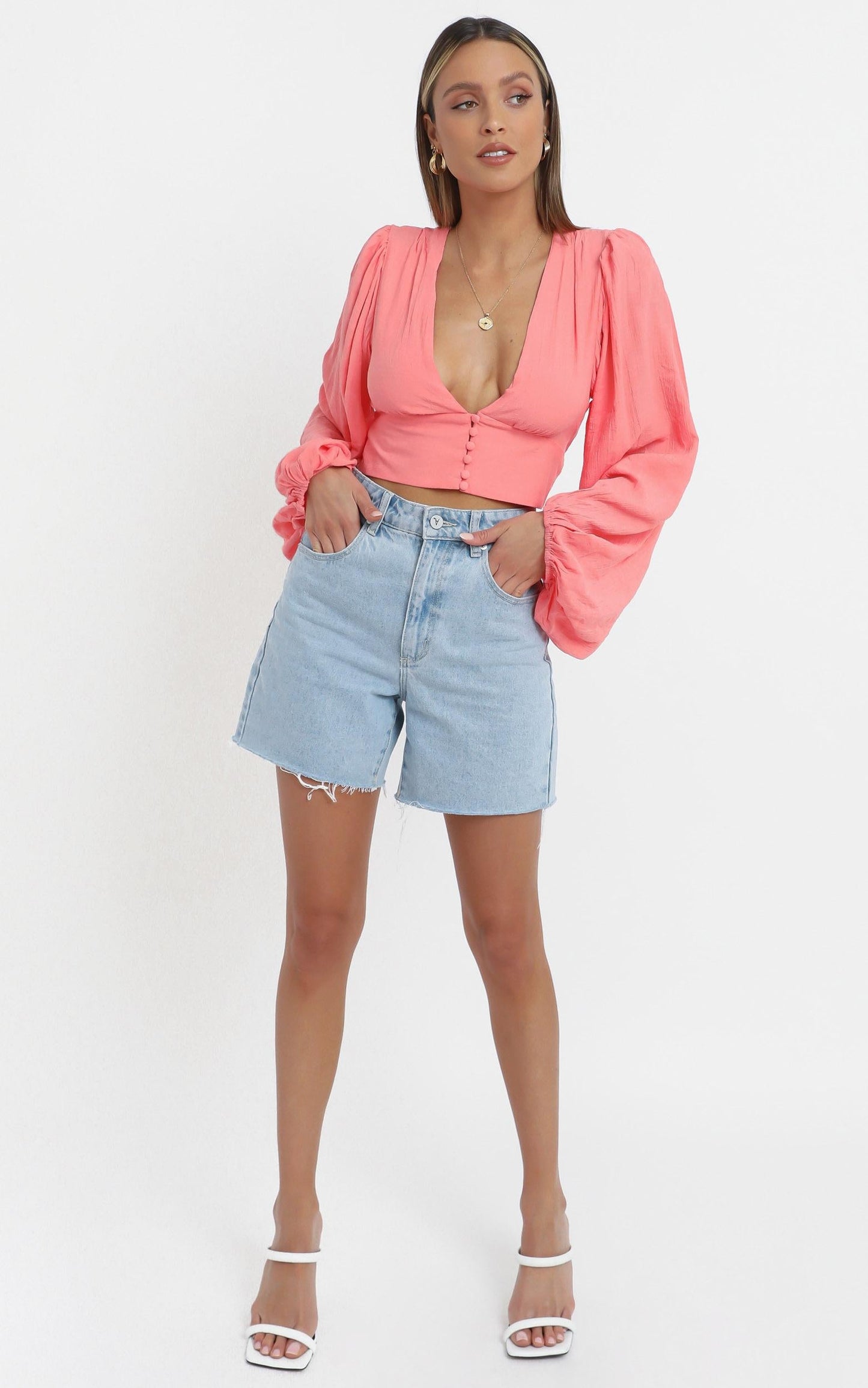 Helaine Top in Rosehip