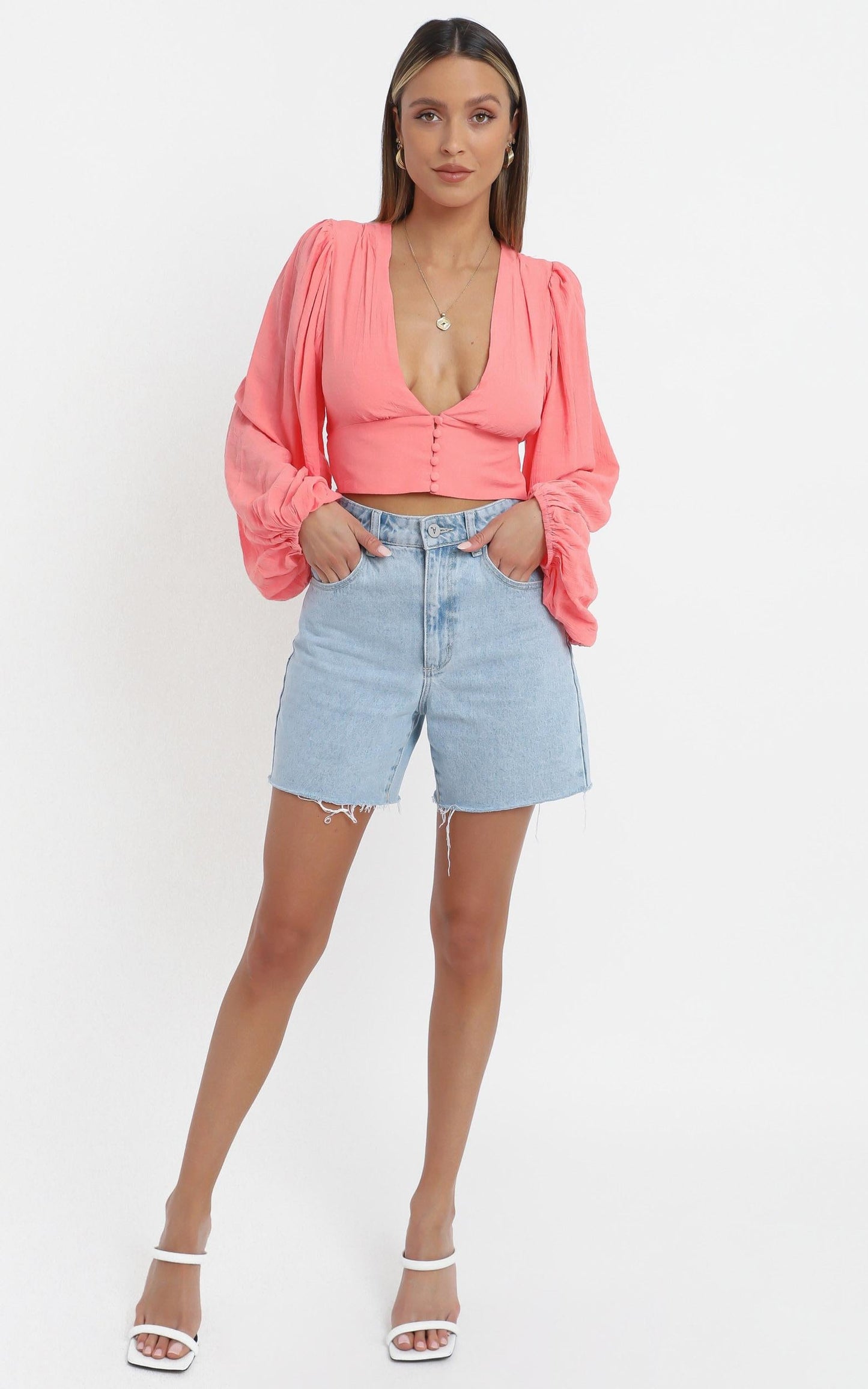 Helaine Top in Rosehip