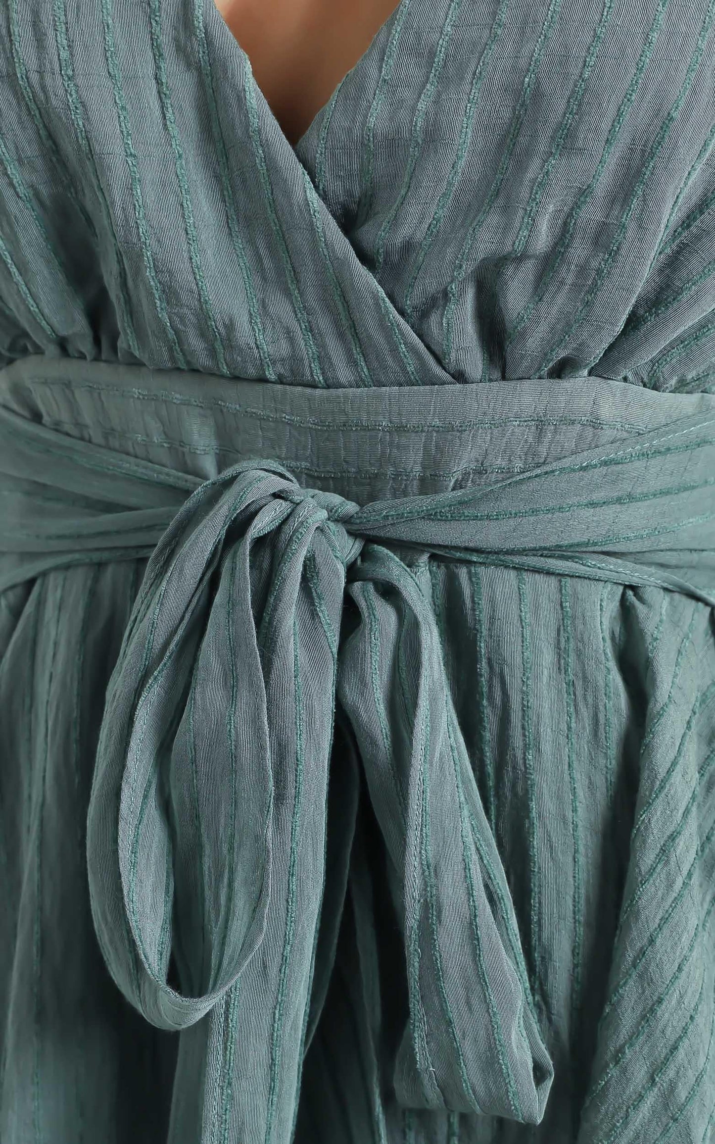 Passing By Playsuit in Sage