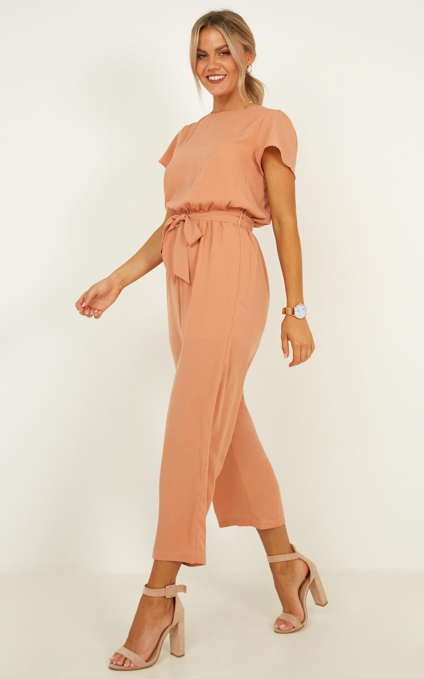 Pave Your Path Jumpsuit In Mocha