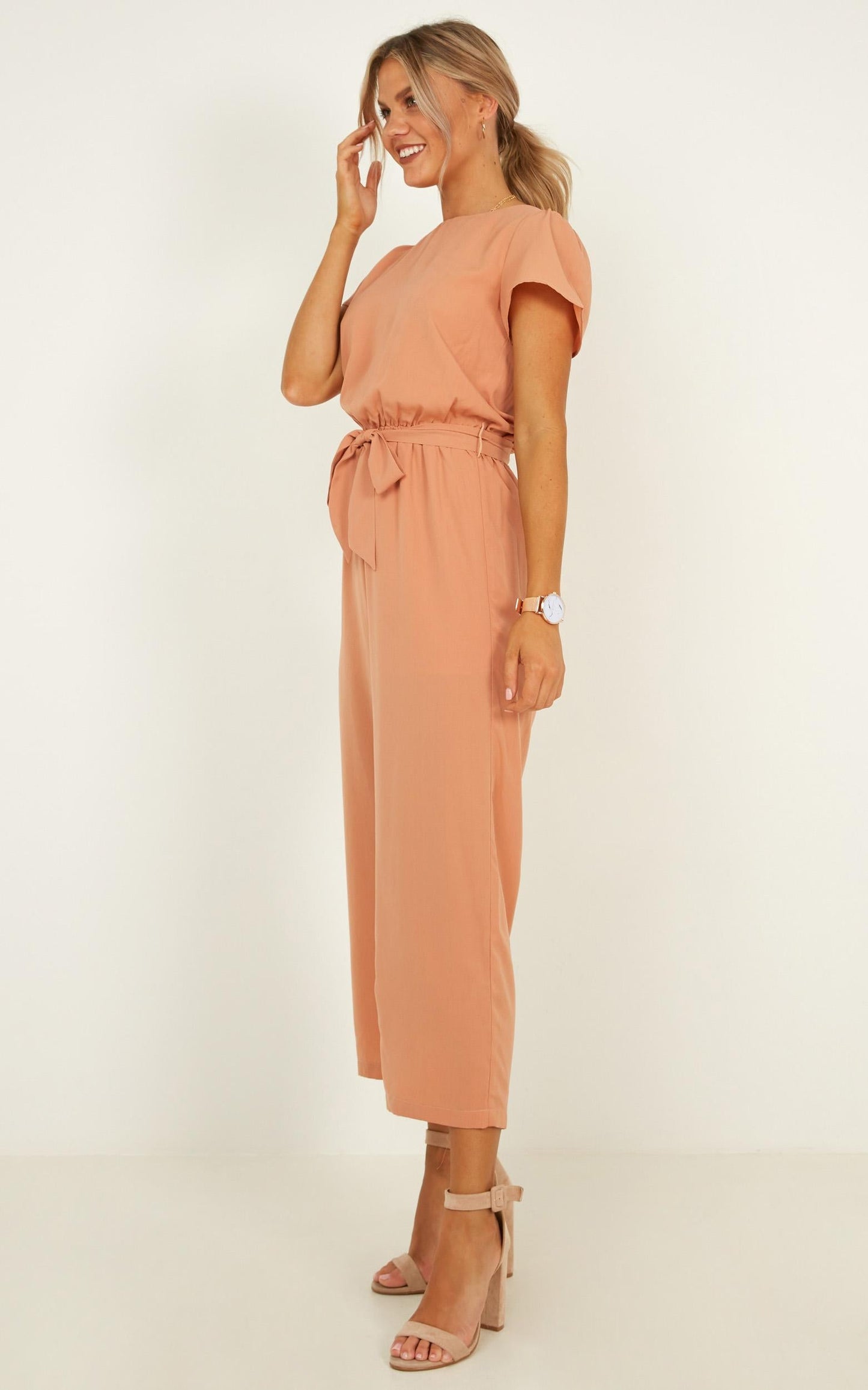 Pave Your Path Jumpsuit In Mocha