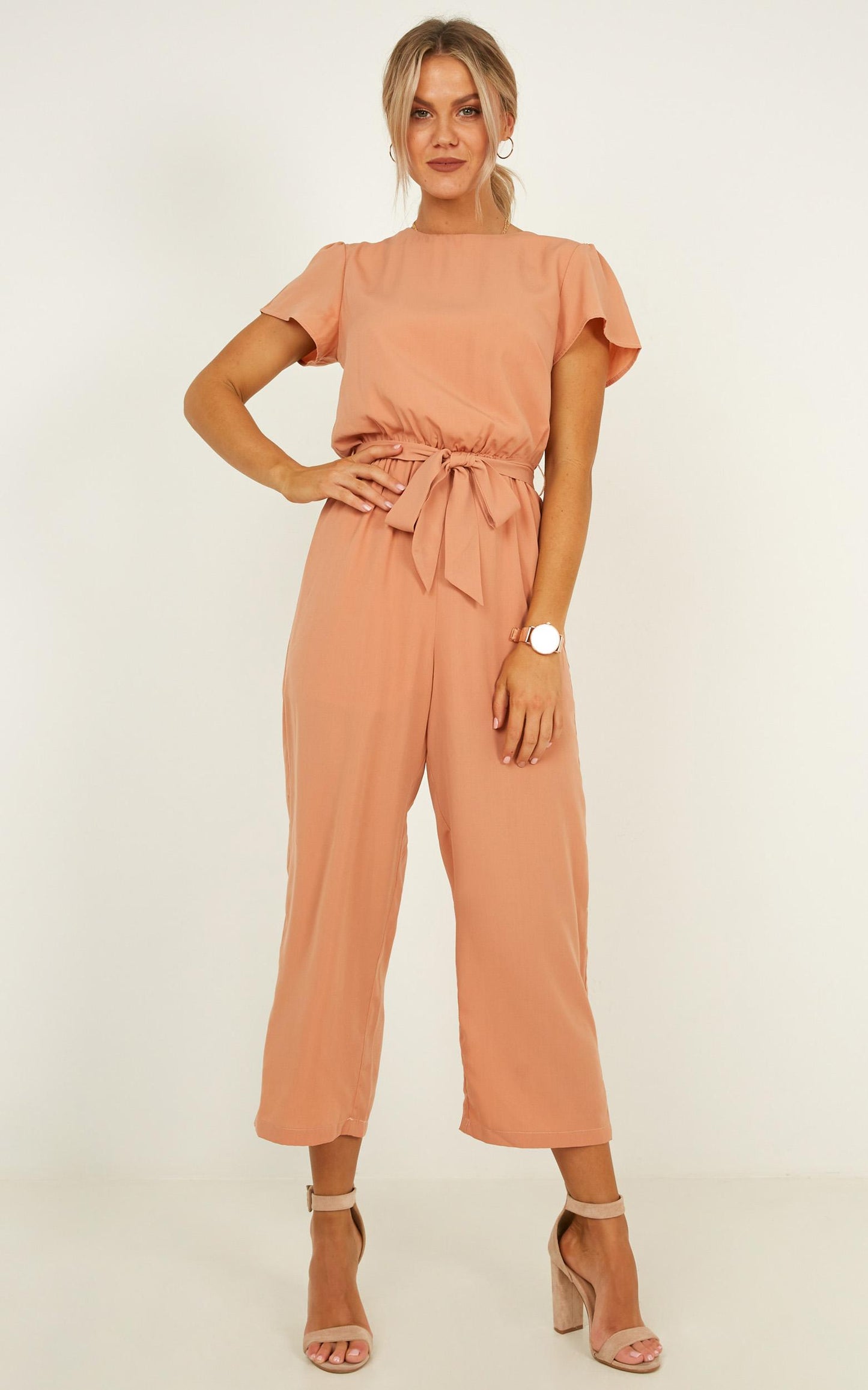 Pave Your Path Jumpsuit In Mocha
