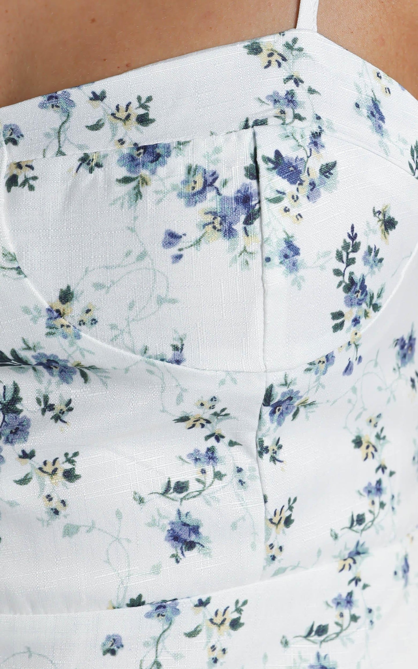 Pearle Dress in White Floral