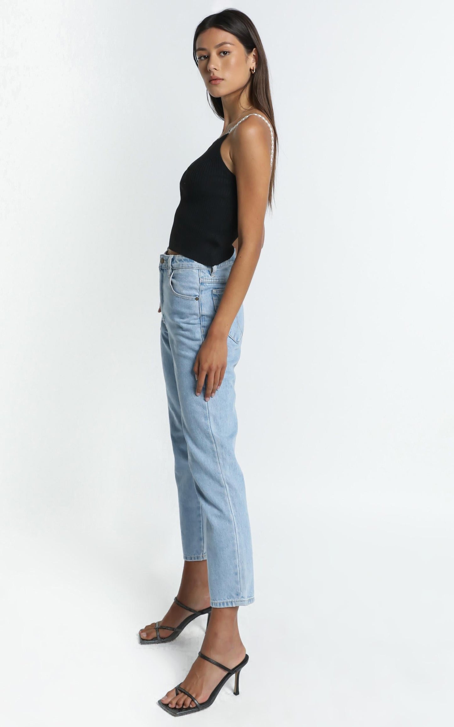 Pearl Top in Black
