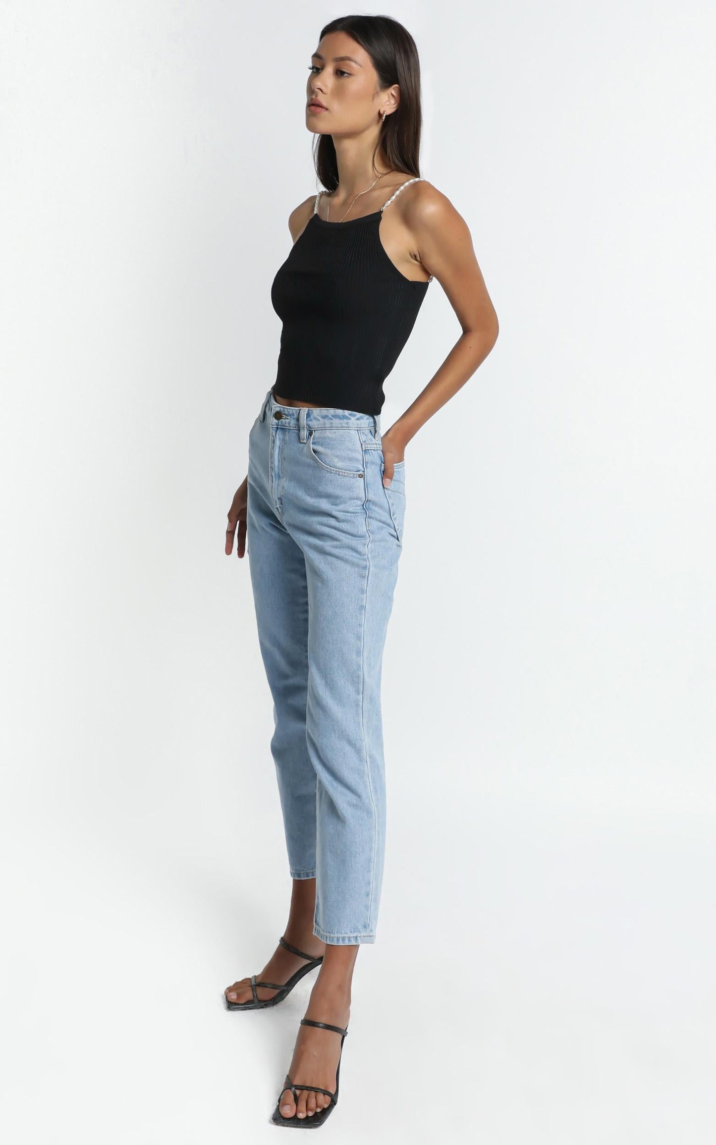 Pearl Top in Black