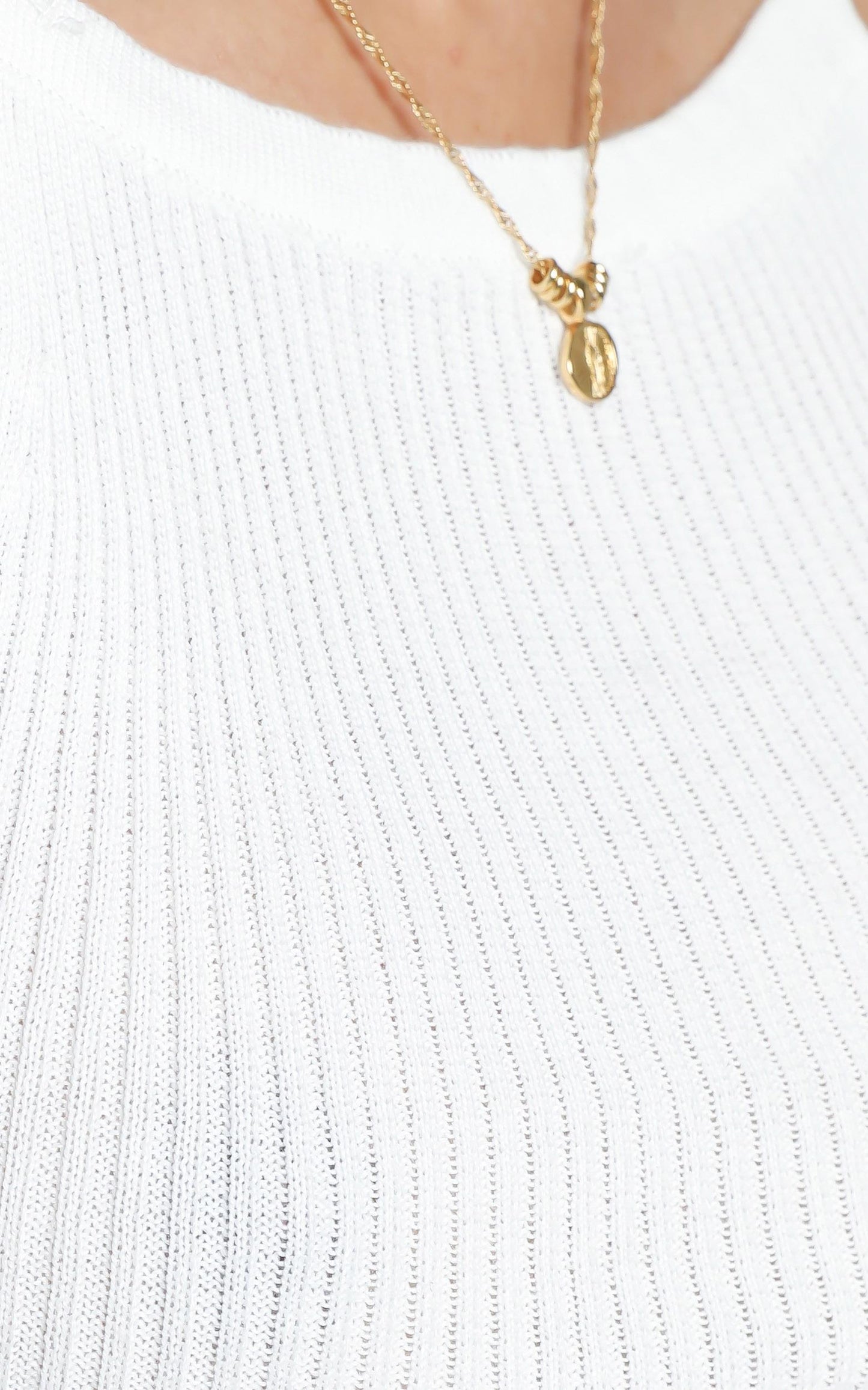 Pearl Top in White
