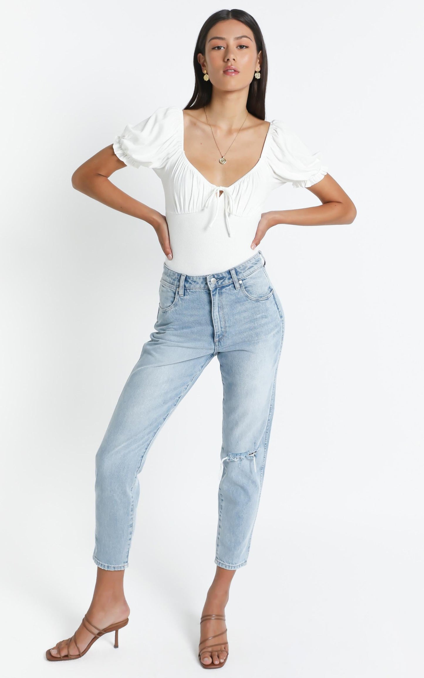 Peggy Bodysuit in White