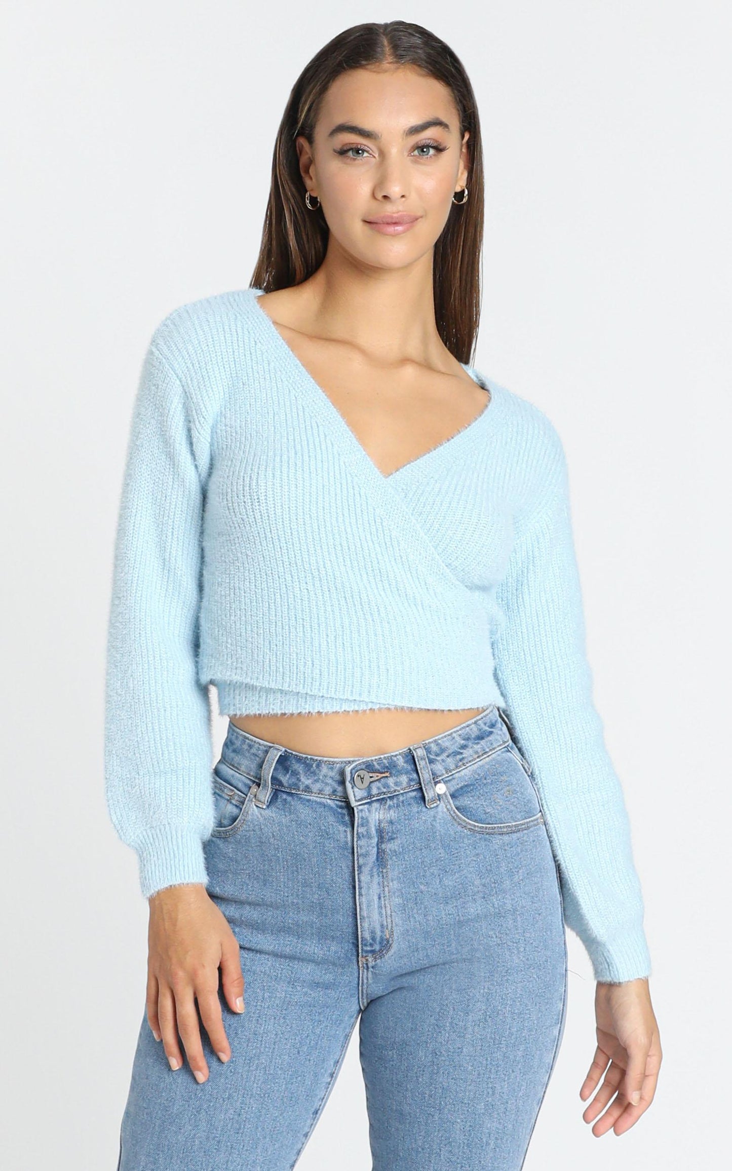 Peigi Knit in Pale Blue