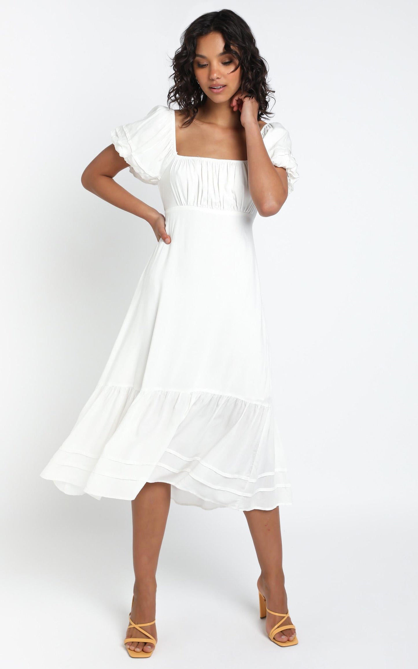 Penelope Dress in White
