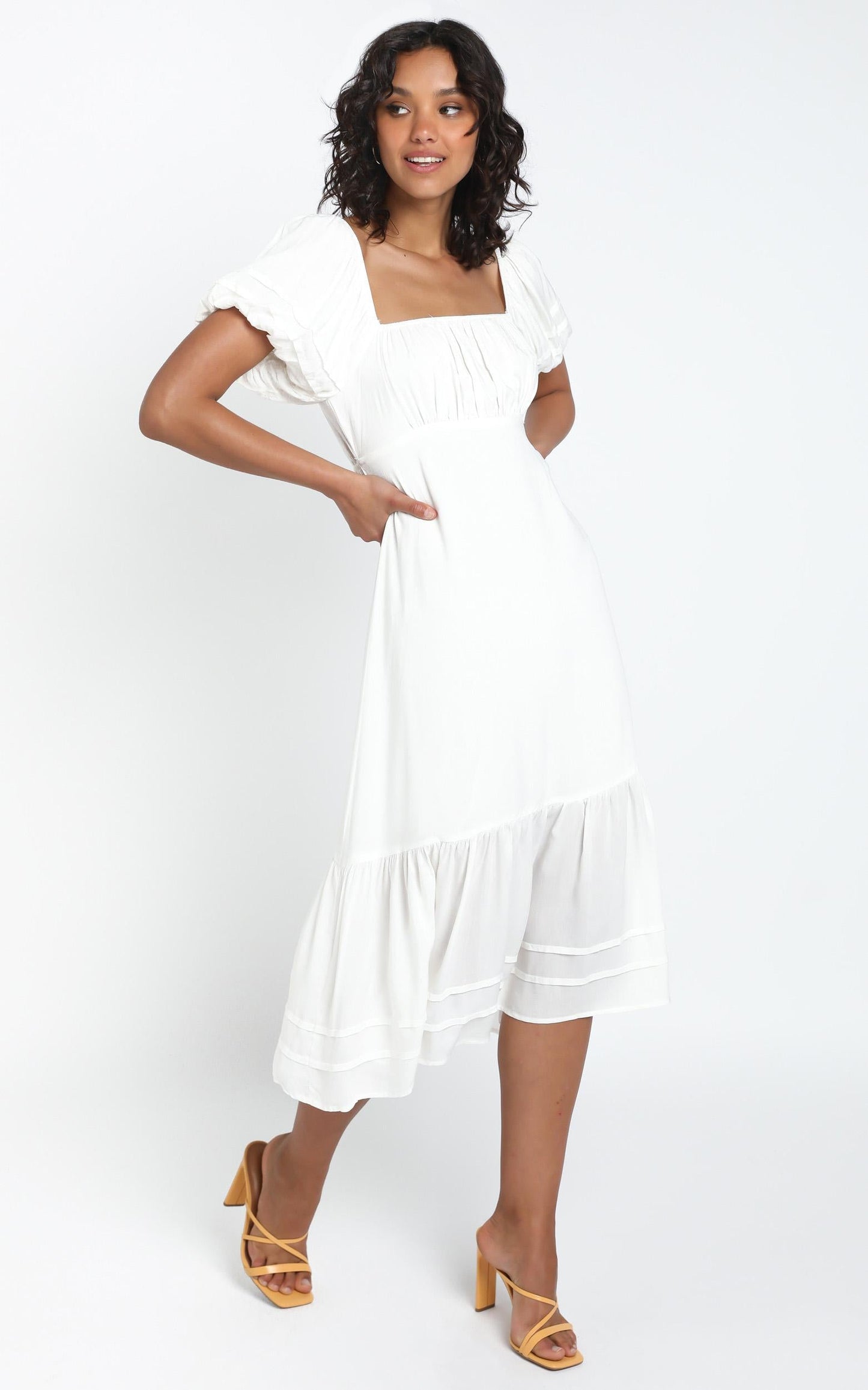 Penelope Dress in White
