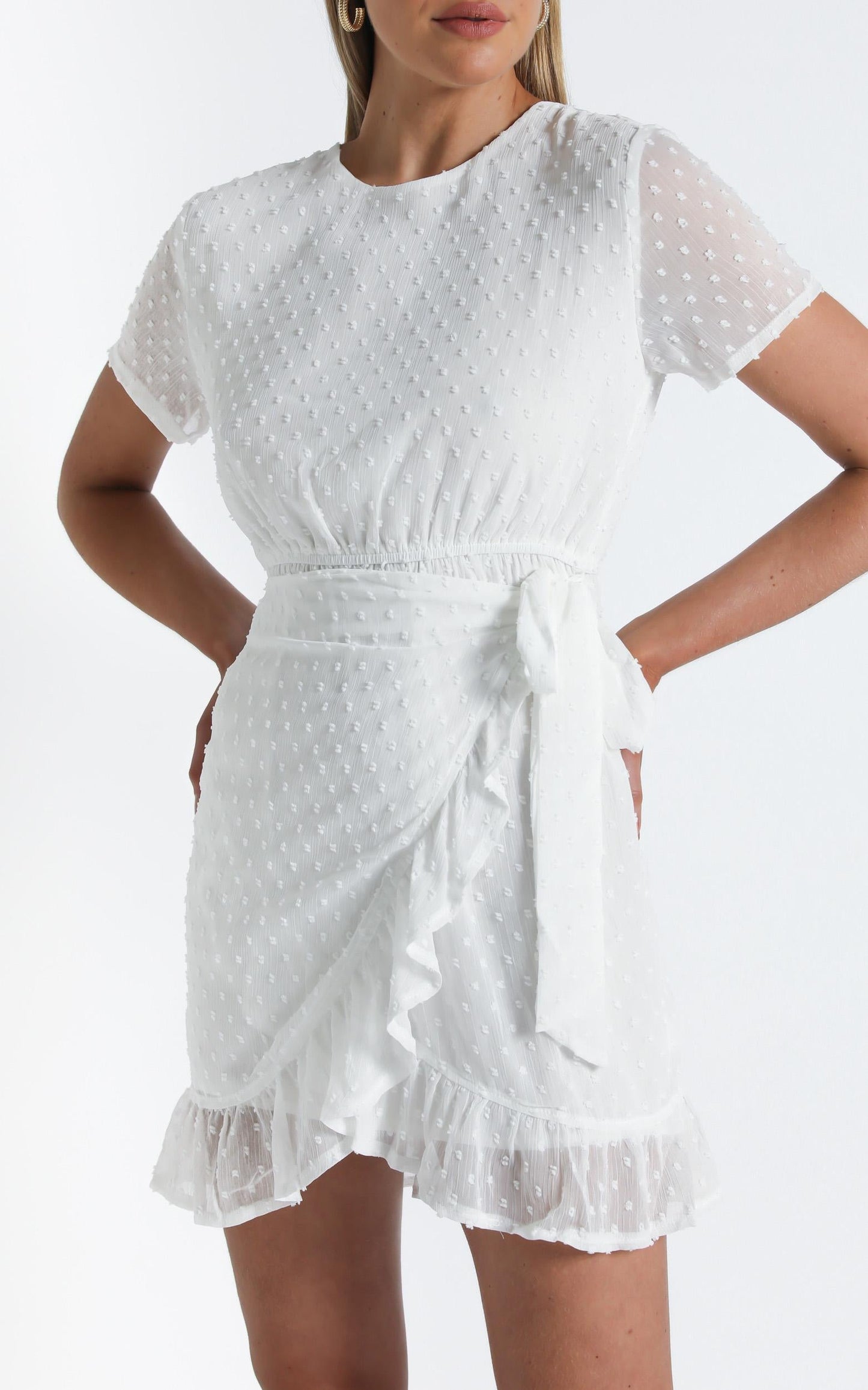 Perfect Solution Dress In White