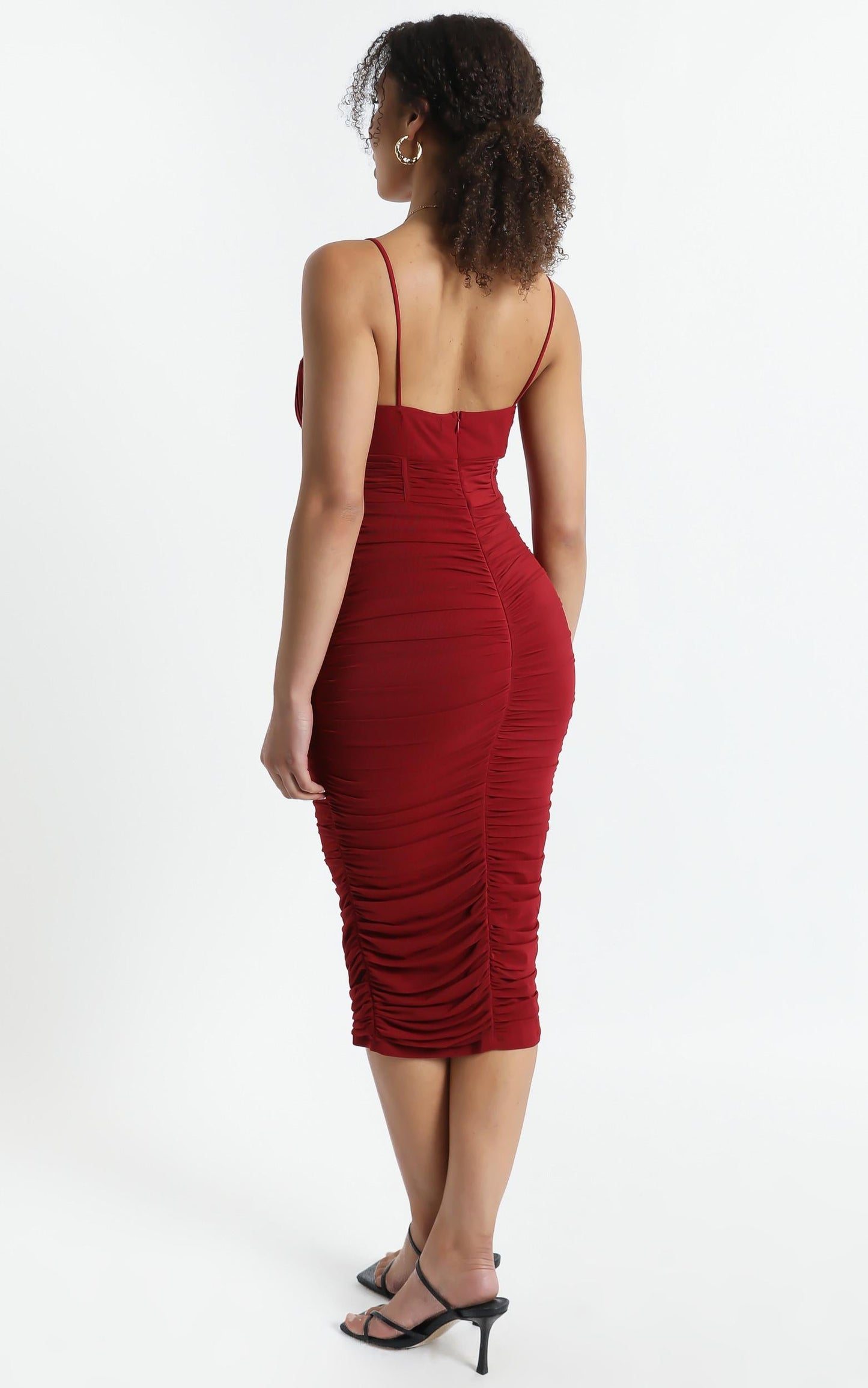 Periwinkle Dress In Wine