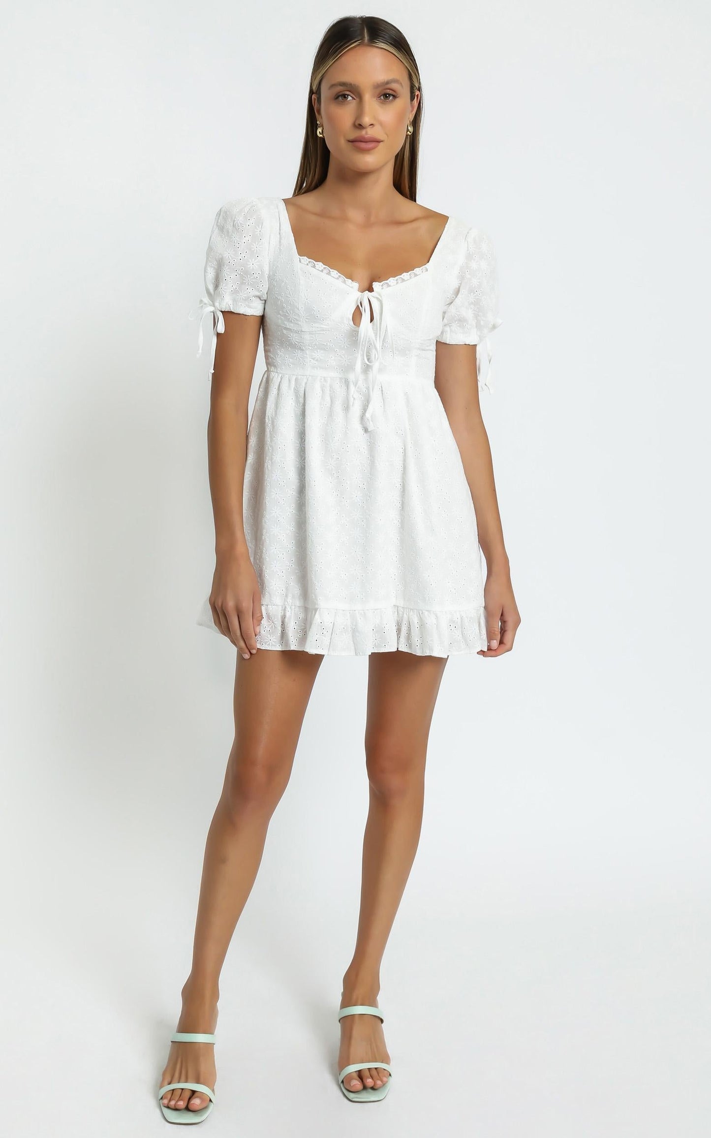 Perla Dress in White