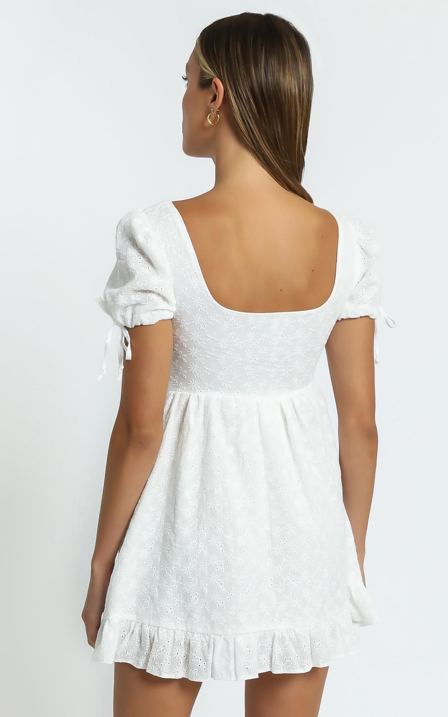 Perla Dress in White