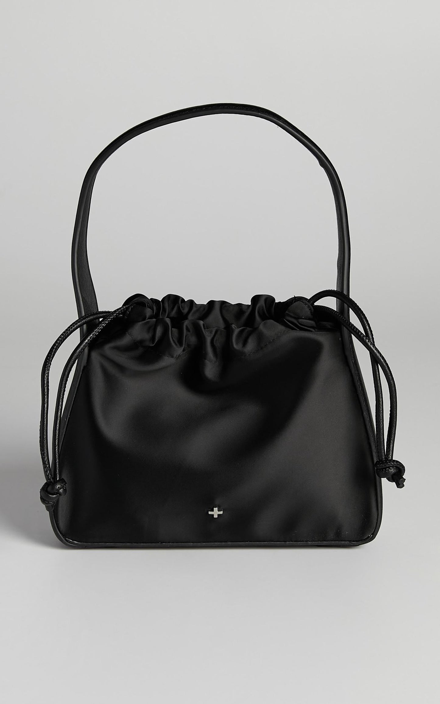 Peta and Jain - Ascot Bag in Black Satin