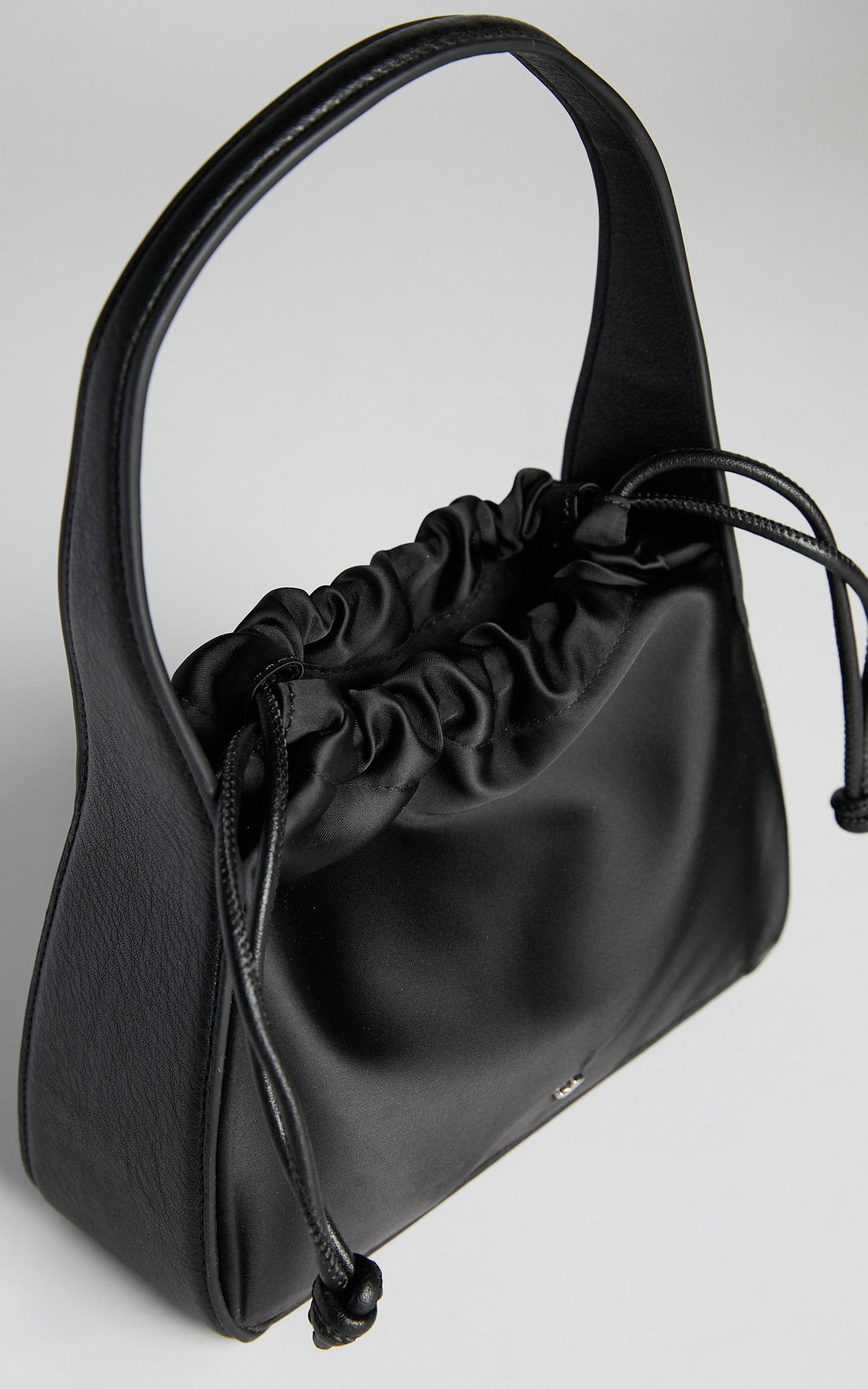Peta and Jain - Ascot Bag in Black Satin