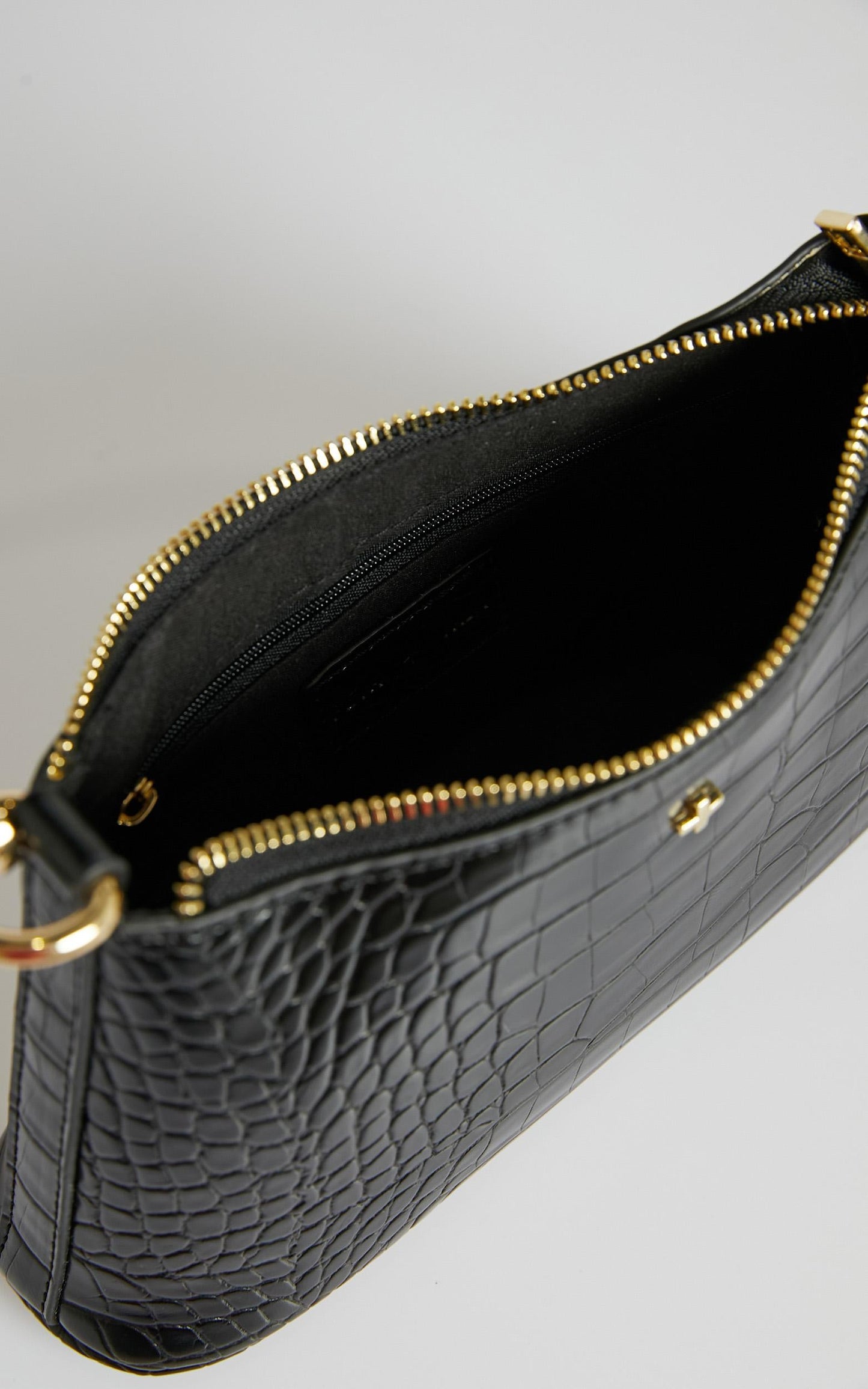 Peta and Jain - Danni Bag in Black Croc