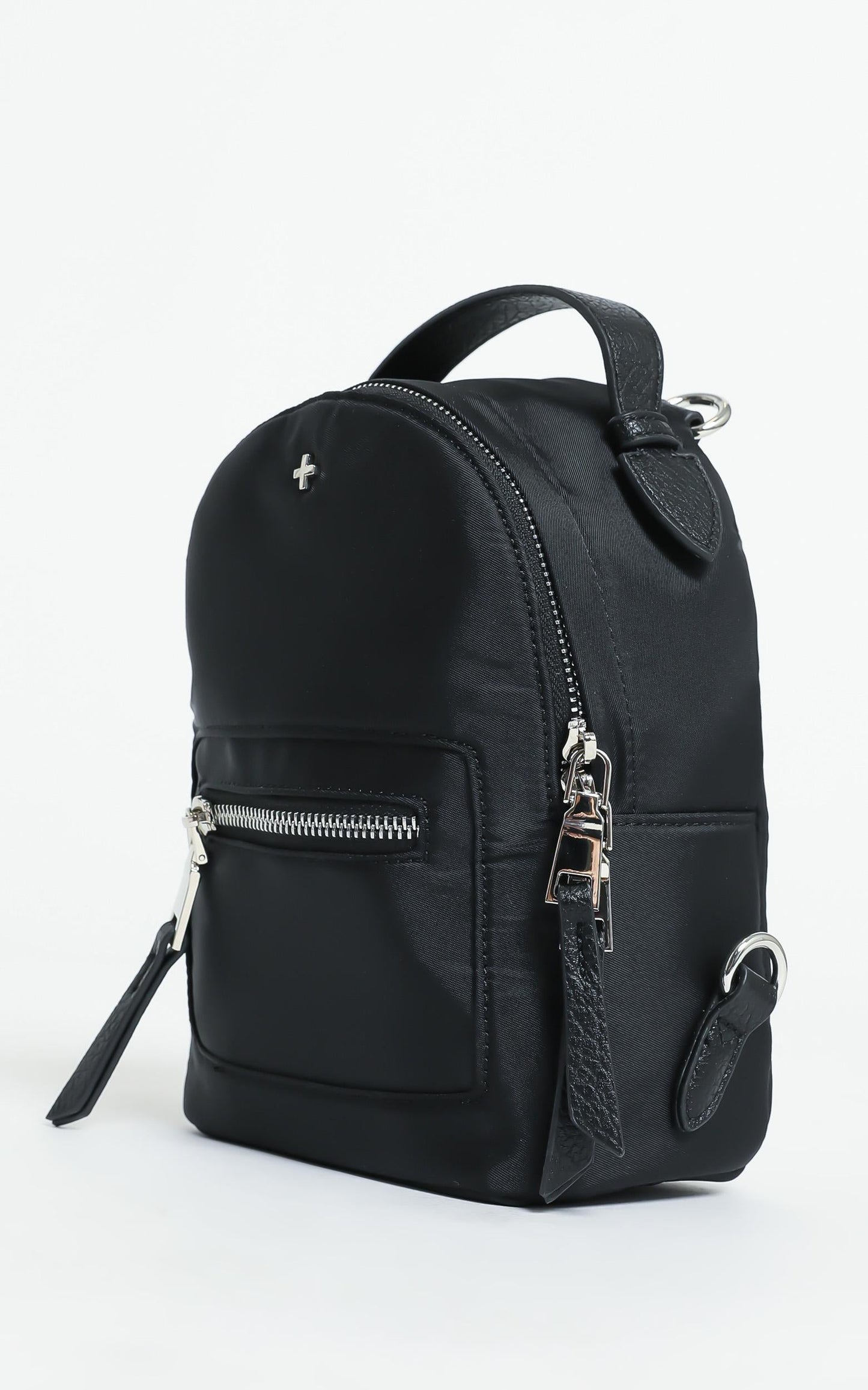Peta and Jain - Zoe Mini Backpack in Black Nylon