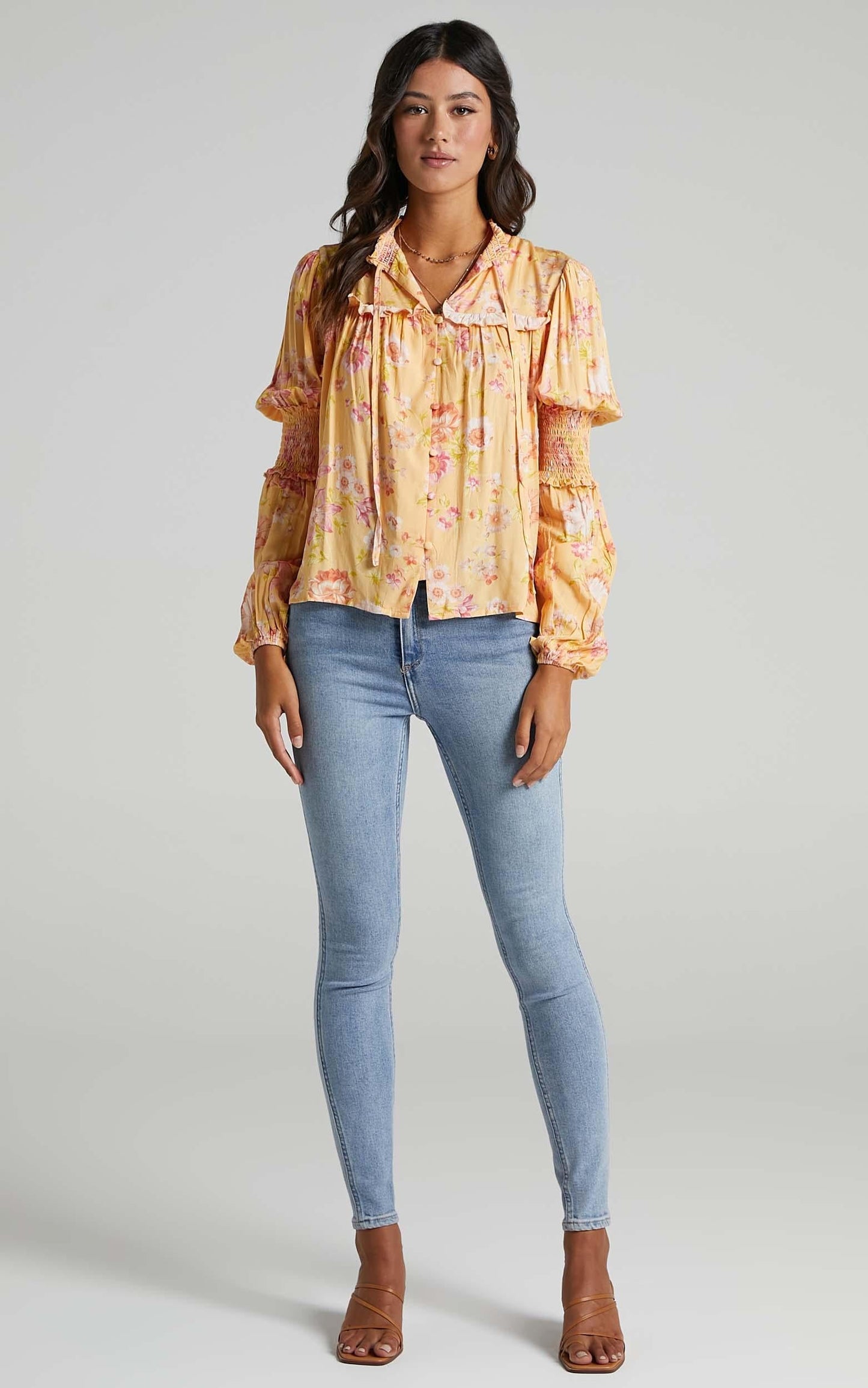 Philomena Top in Tuscan Spring