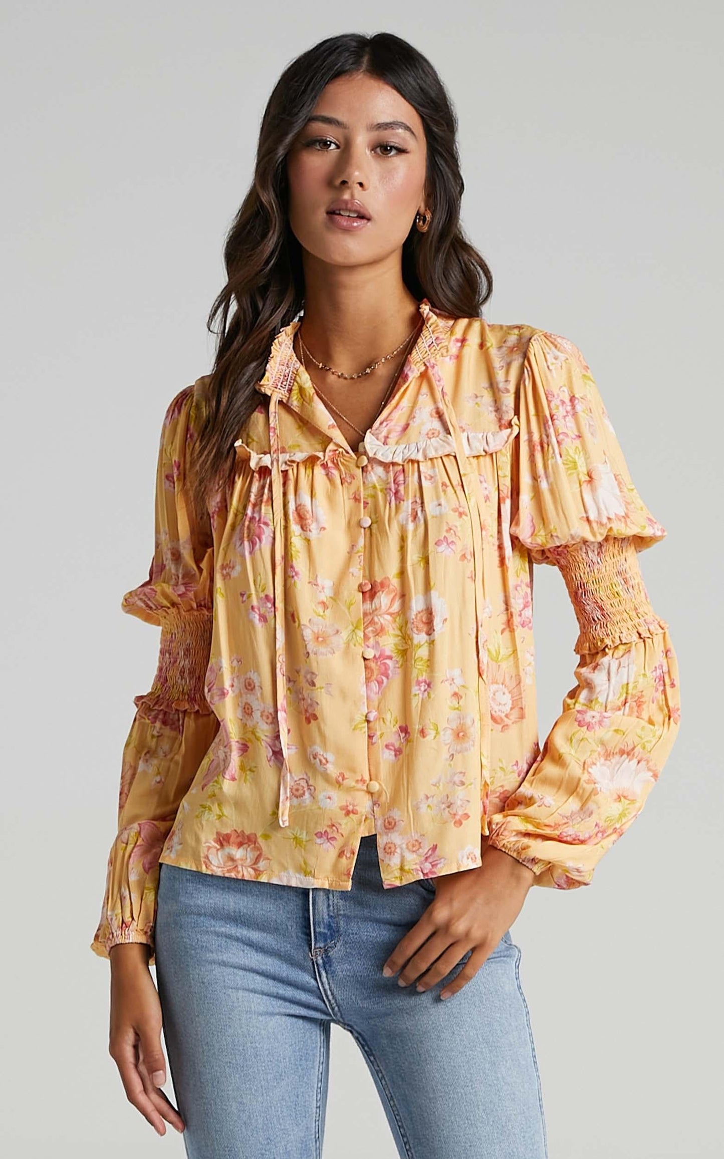 Philomena Top in Tuscan Spring