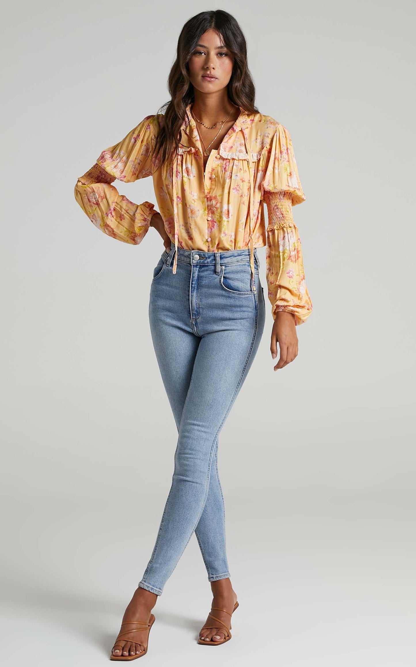 Philomena Top in Tuscan Spring