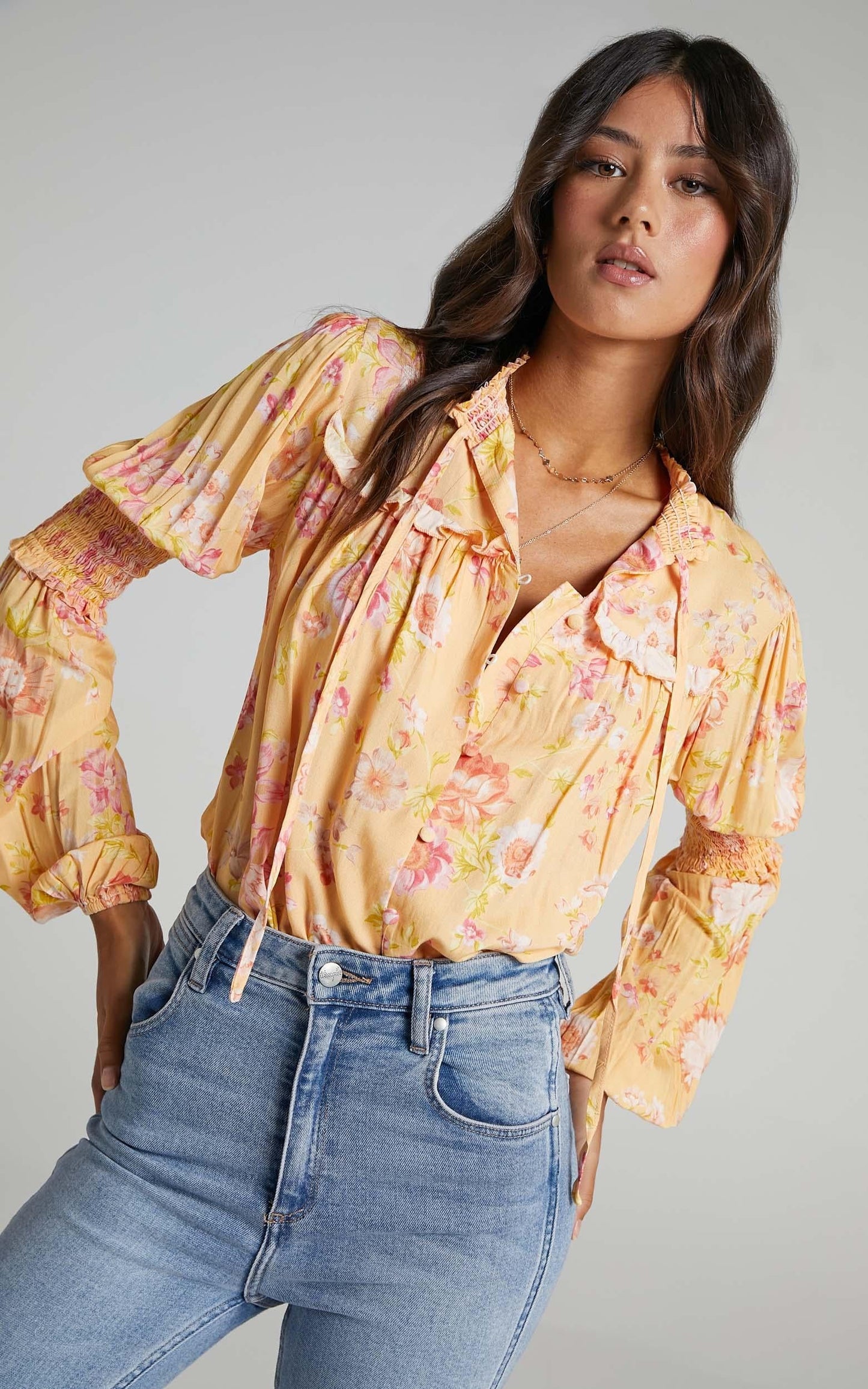 Philomena Top in Tuscan Spring