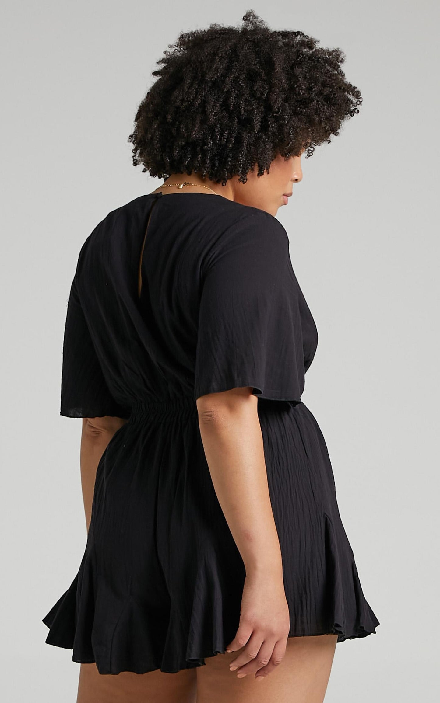 Pictures In My Head Playsuit in Black