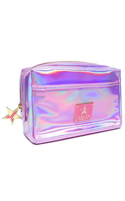Jeffree Star Cosmetics  - Holographic Makeup Bag in Pink