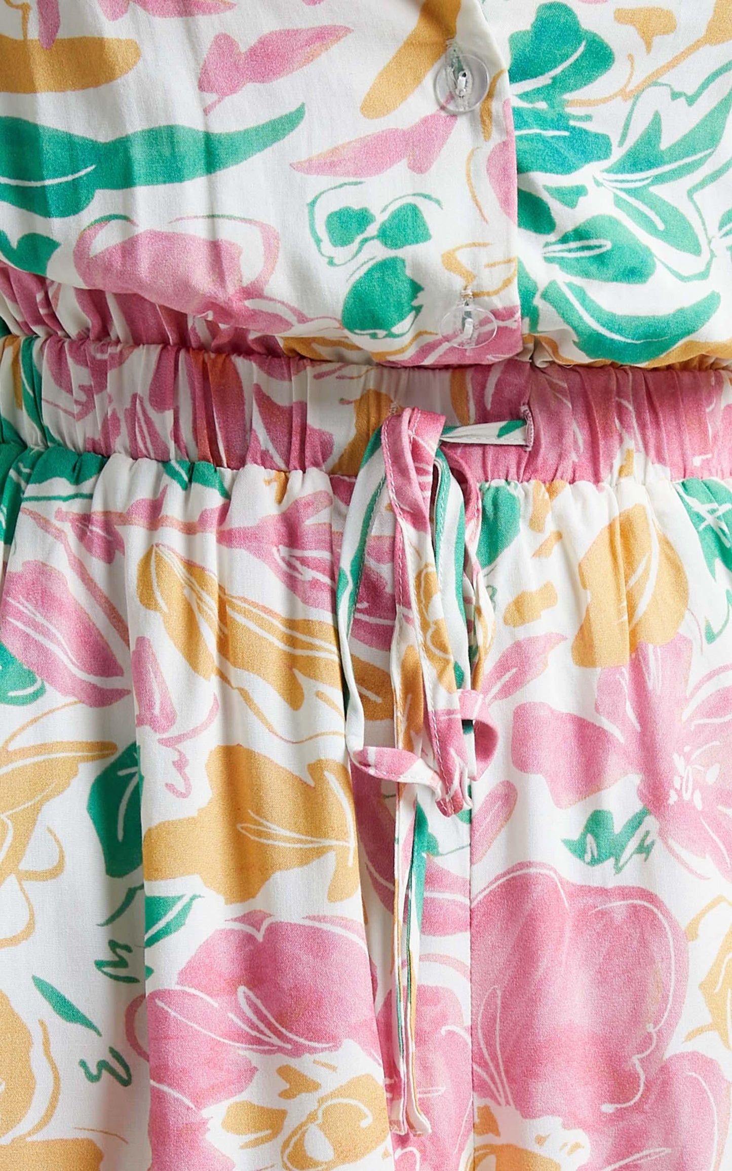 Calanthe Playsuit in Electric Floral