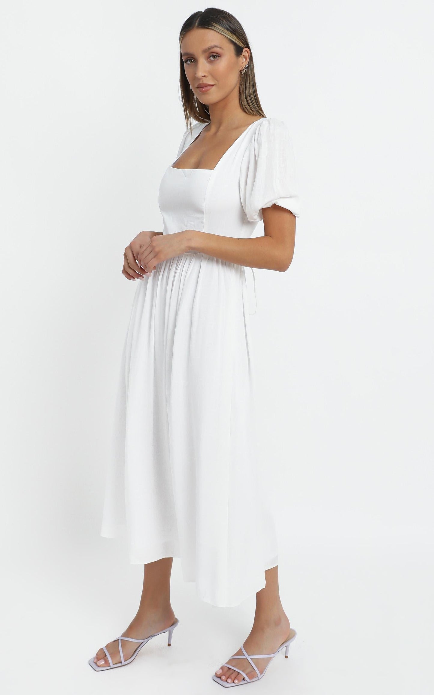 Poppy Dress in White
