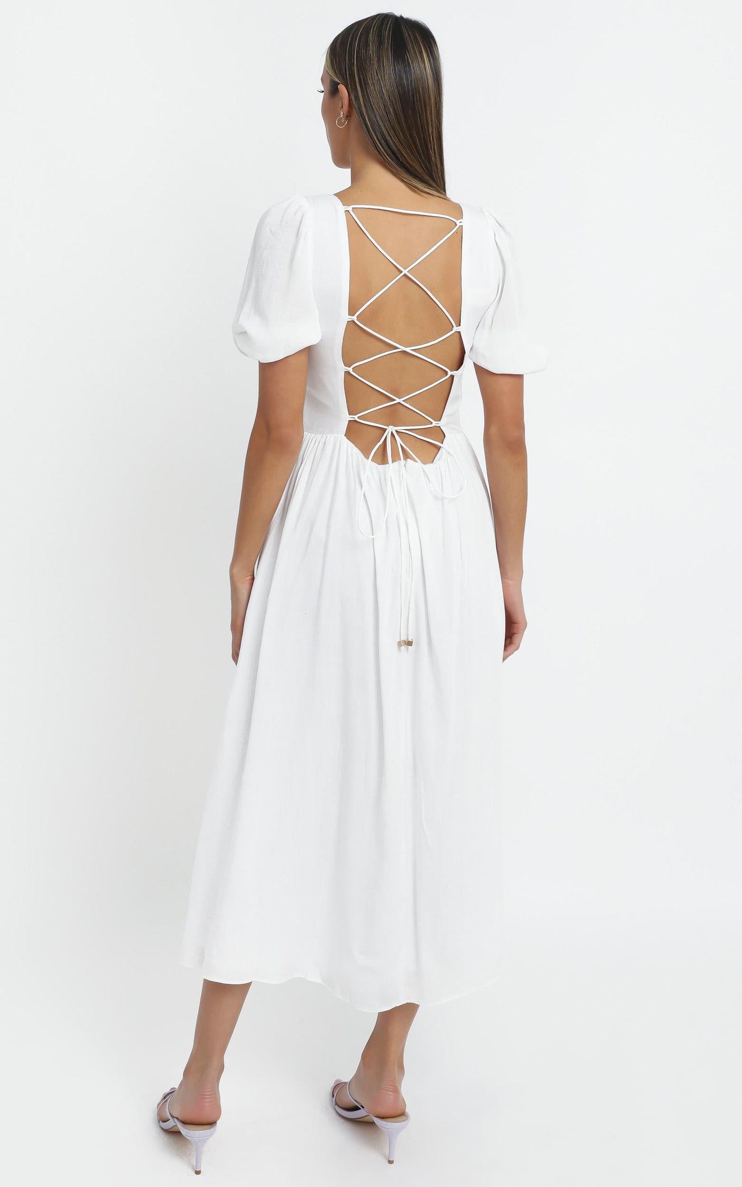 Poppy Dress in White
