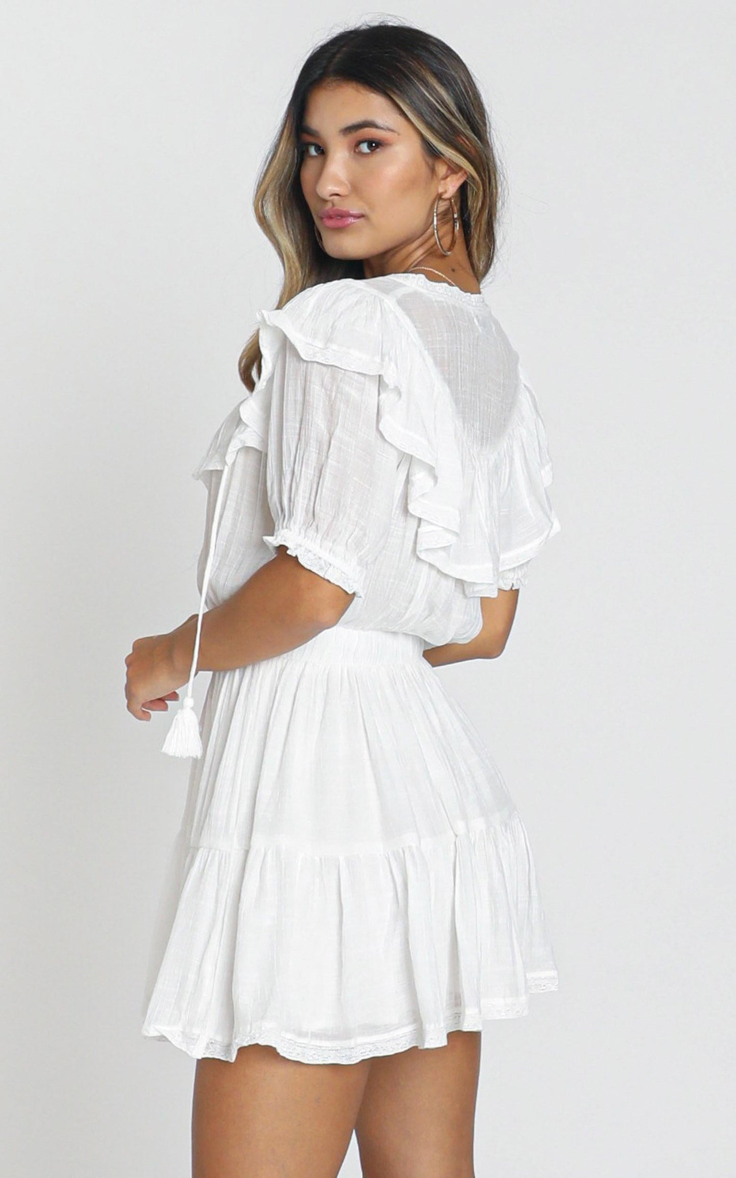 Poughkeepsie Dress in White