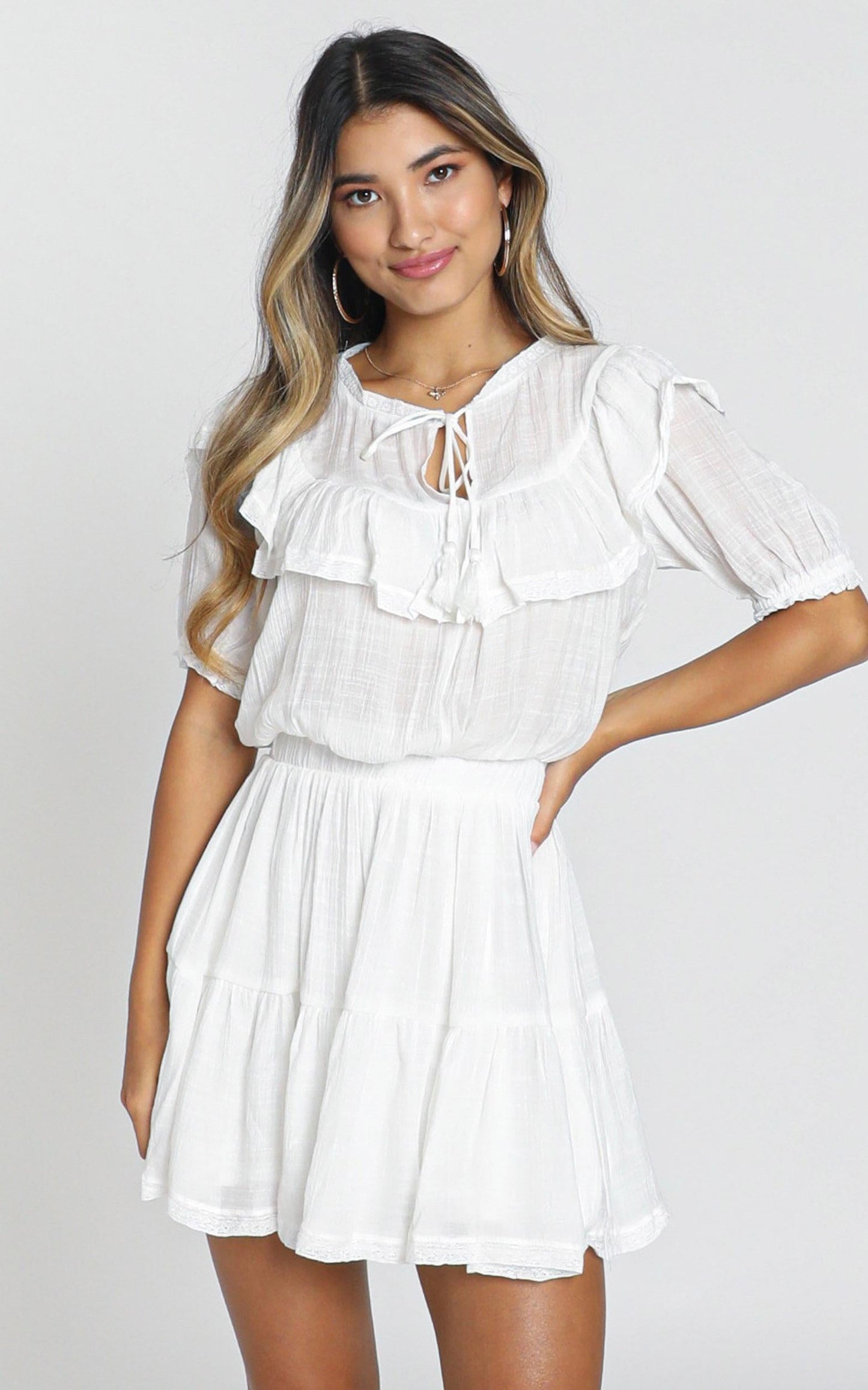 Poughkeepsie Dress in White