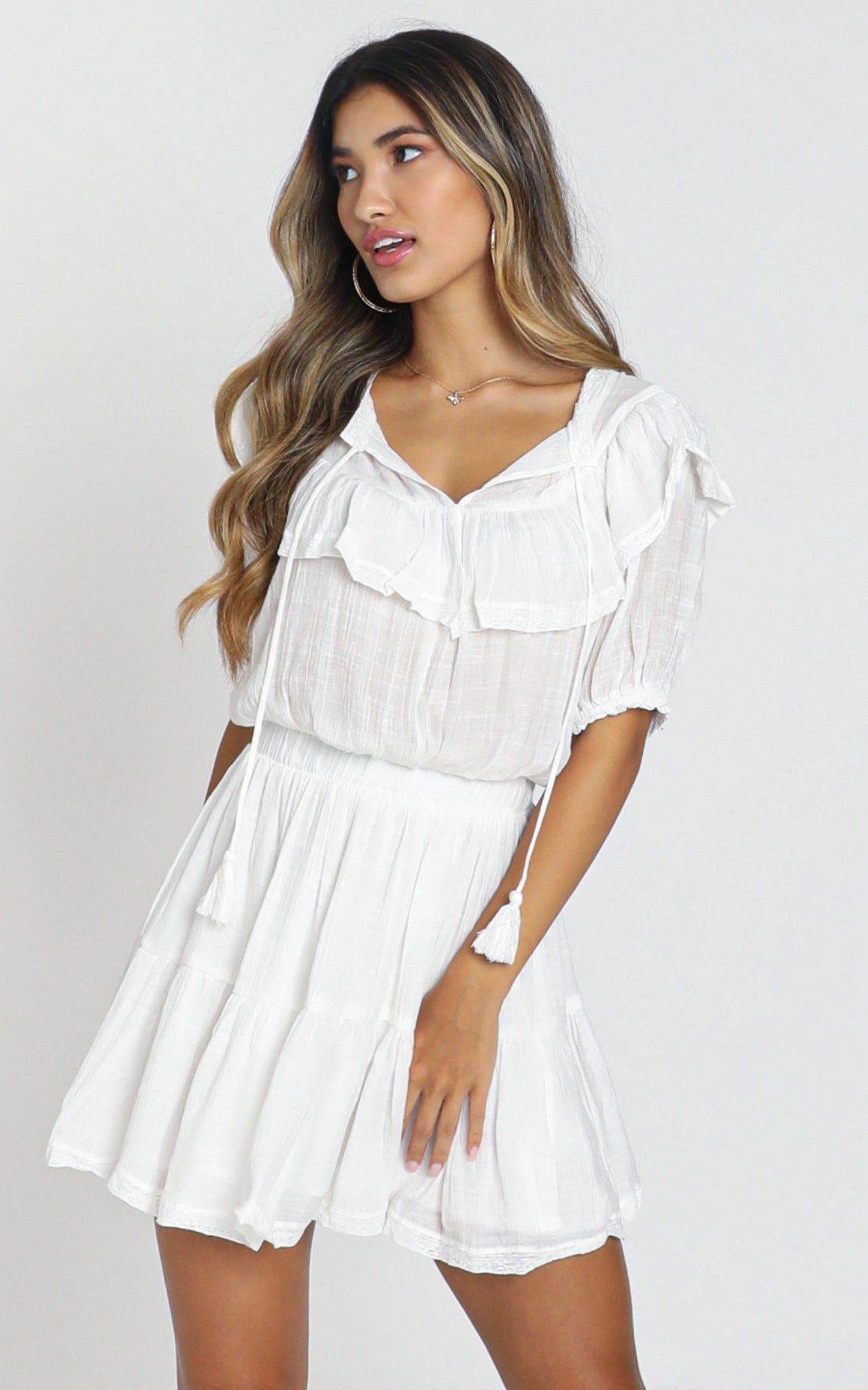 Poughkeepsie Dress in White
