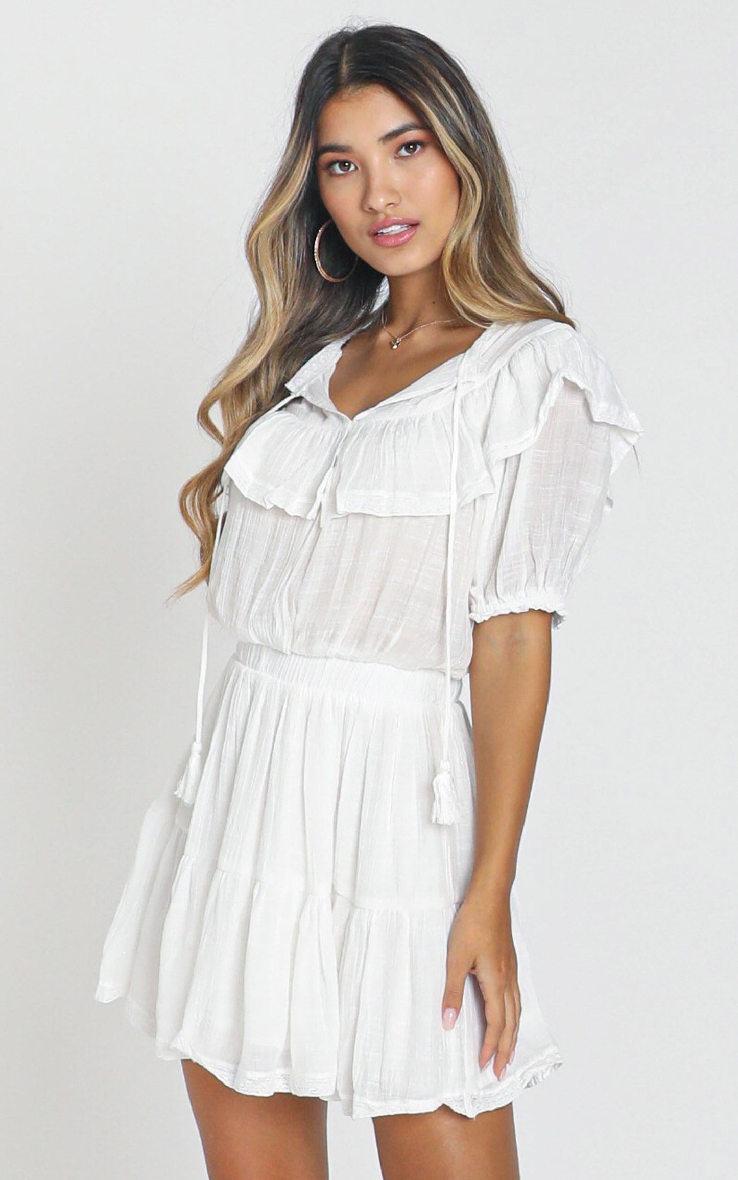 Poughkeepsie Dress in White