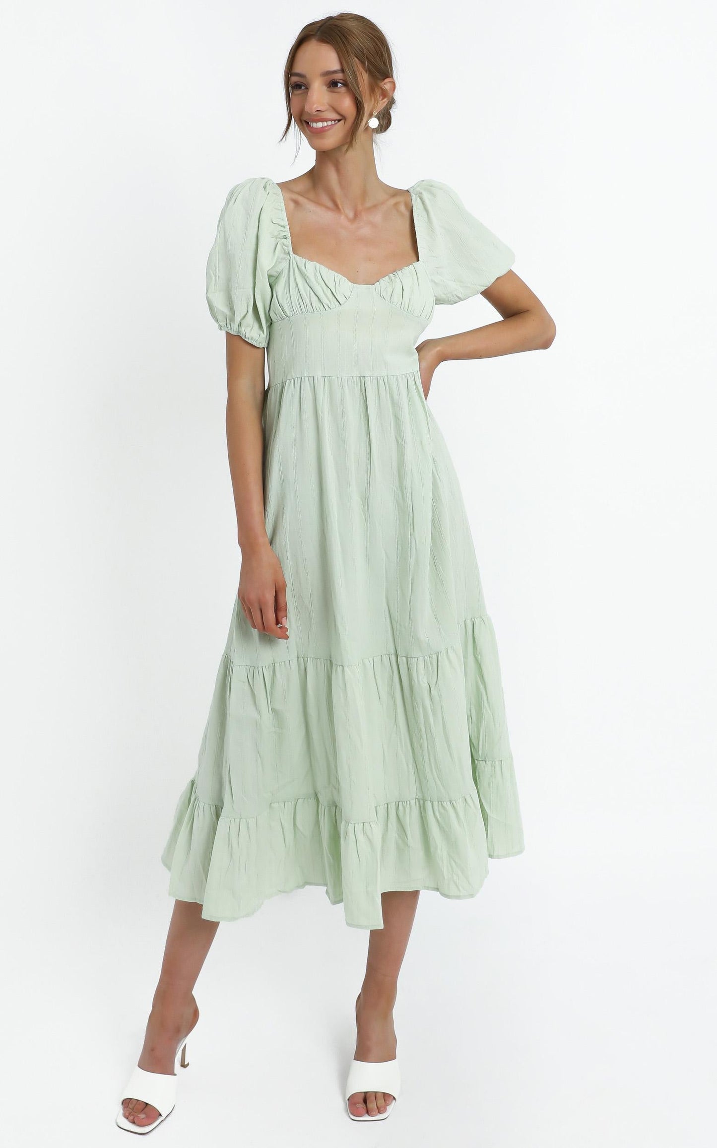 Preston Dress in Sage