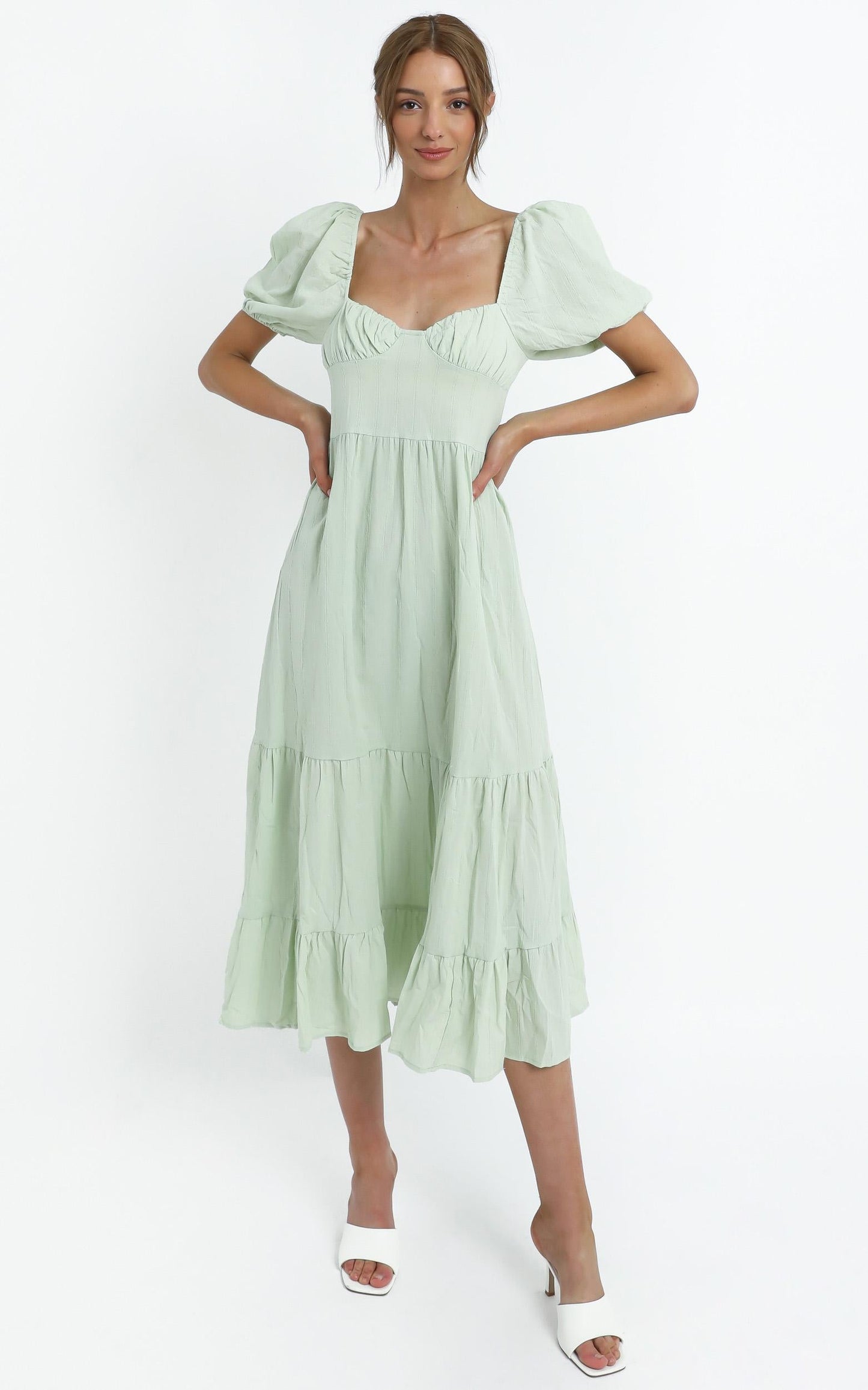 Preston Dress in Sage