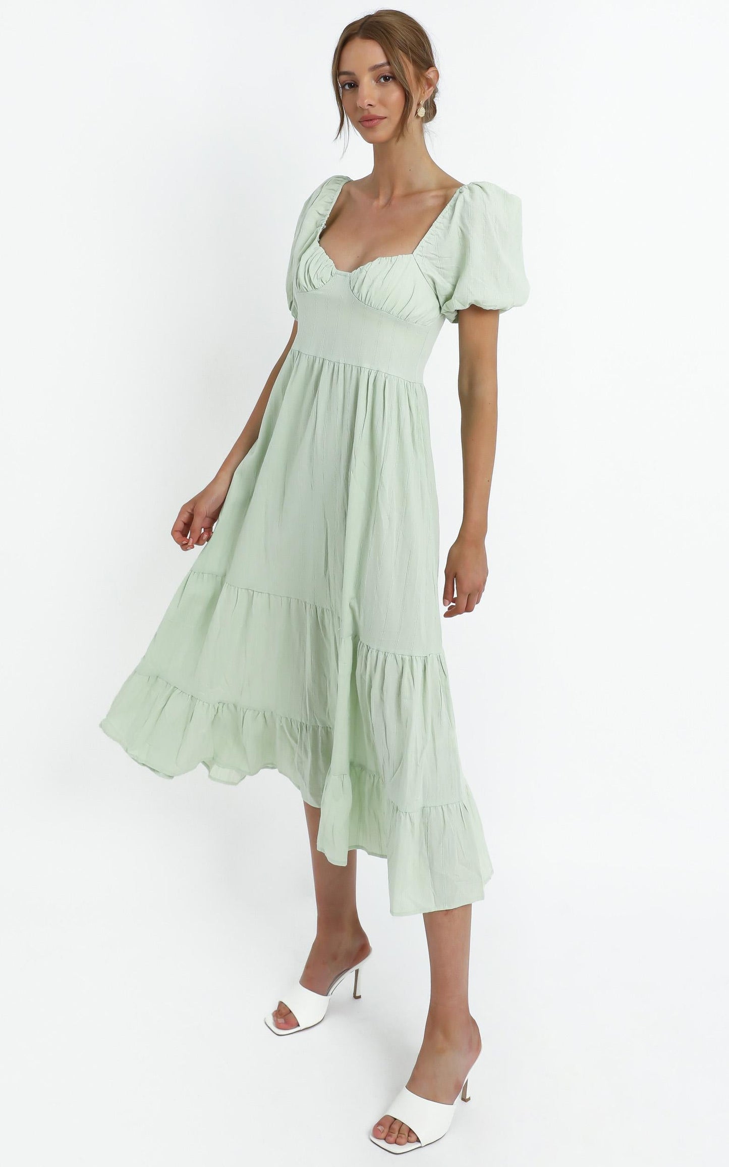 Preston Dress in Sage